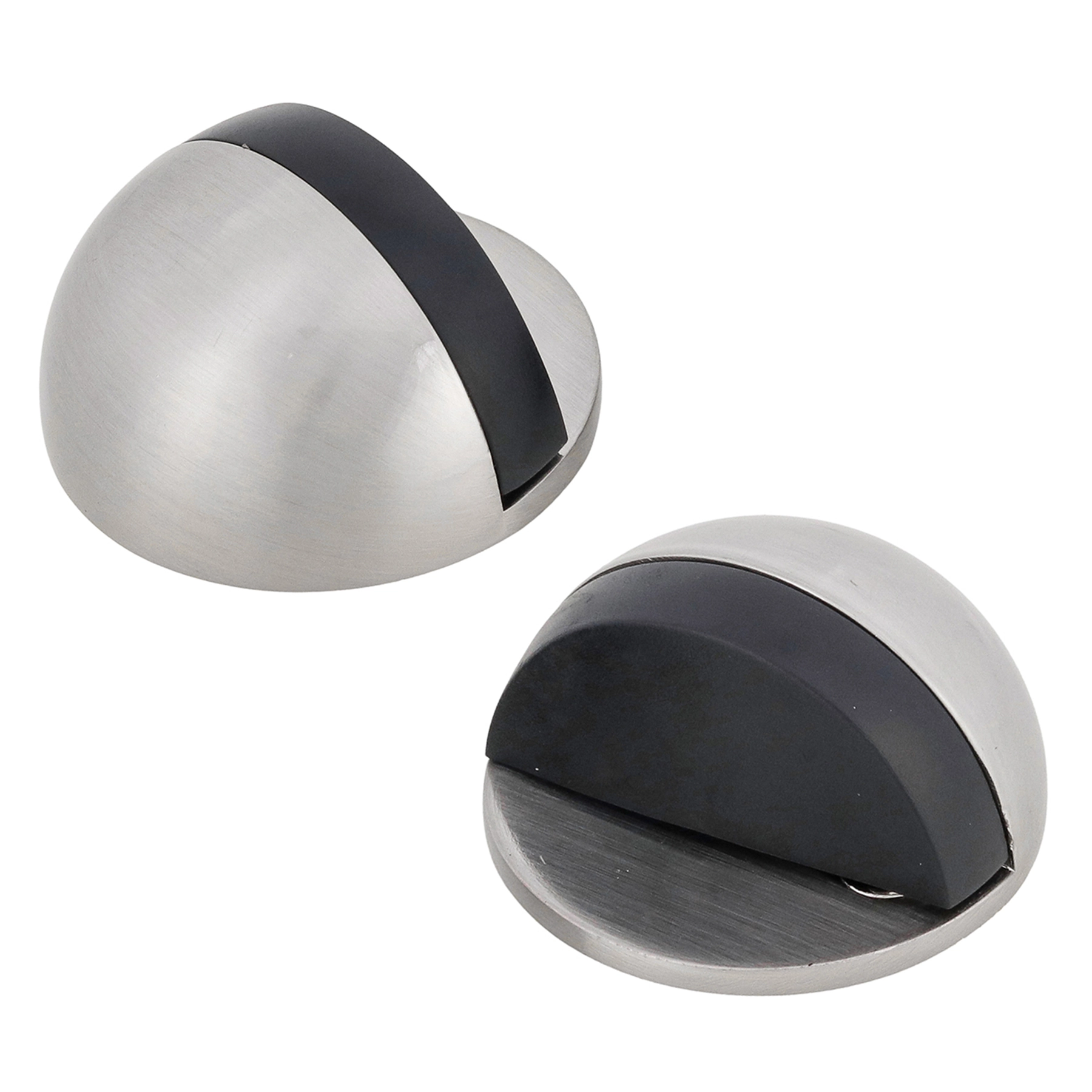 Batedor para Porta HIbrido Parafusar Zinco Cinza 2 Peças Inspire