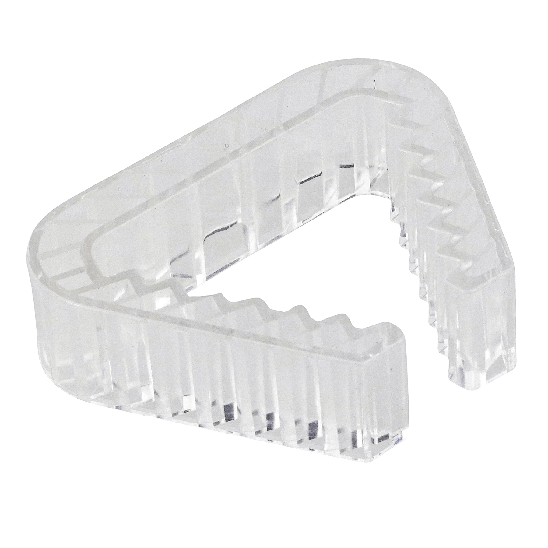 Batedor para Porta de Quina Piso PVC Transparente Inspire