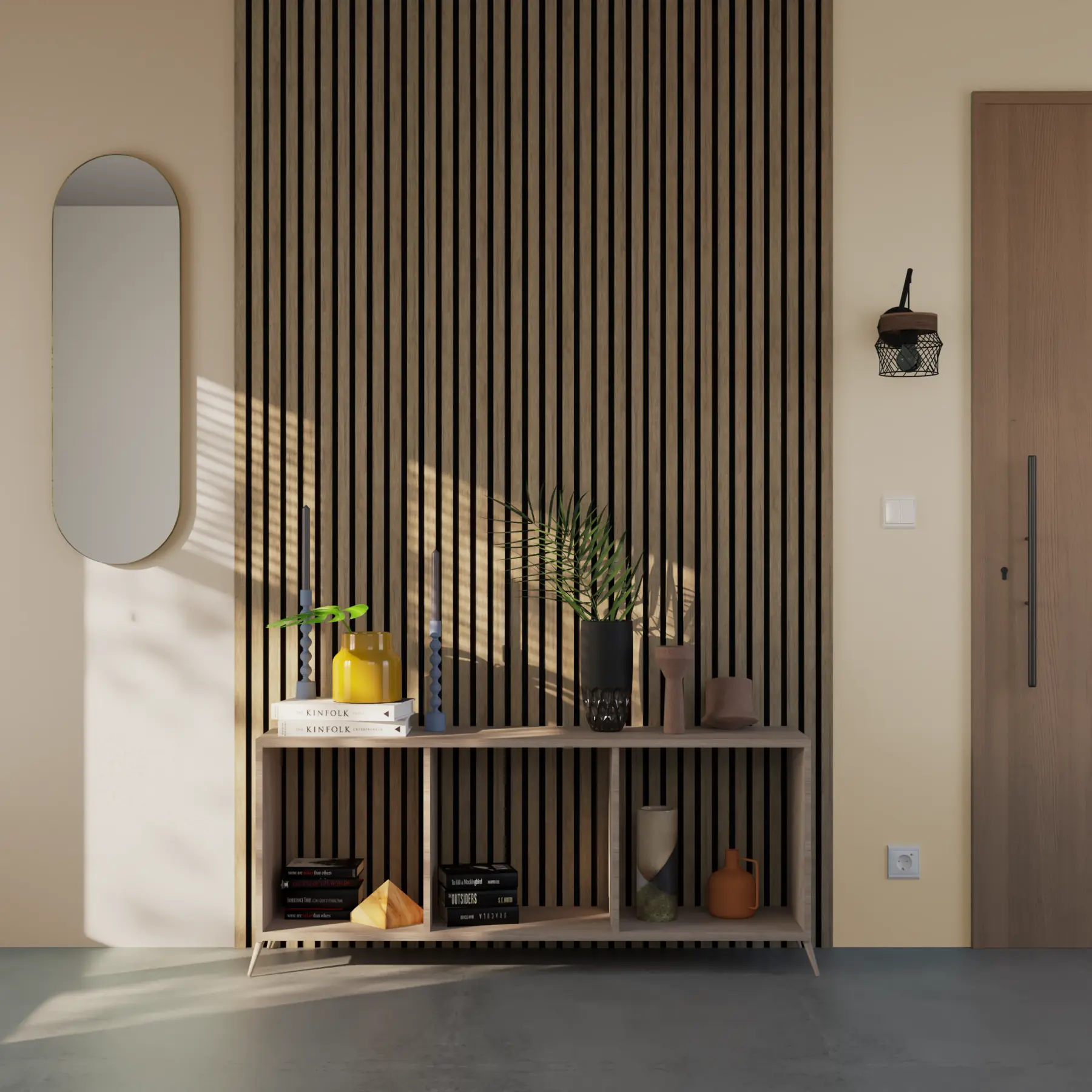 Painel Ripado de Madeira MDF 1,9mm Carvalho 30x260cm Ravik Artens