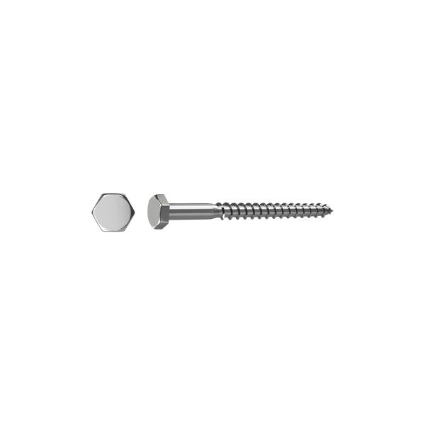 Parafuso de Aço para Madeira 8x50mm 4 Peças