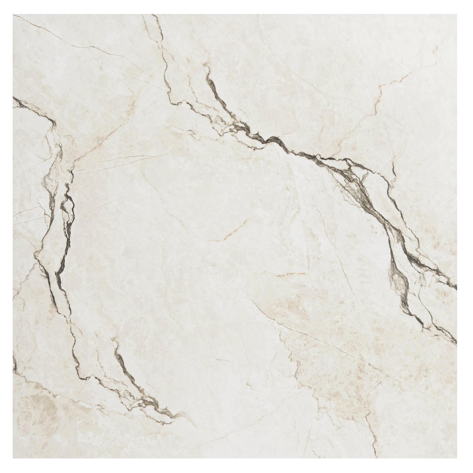 Porcelanato Marmorizado Polido Borda Reta Interno 90x90cm Blush Artens