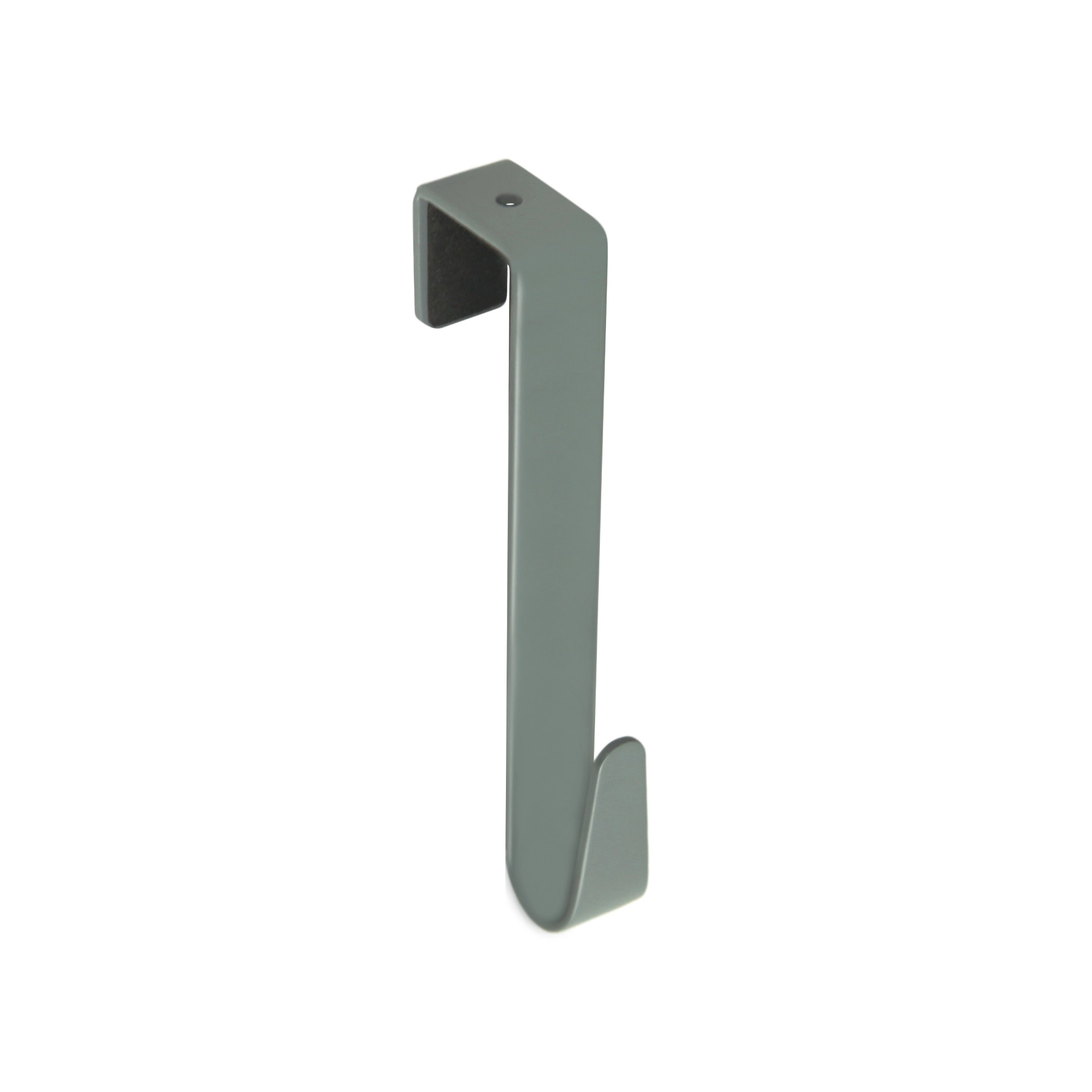 Gancho de Porta Aço 1,3x9,2cm Prata Delinia