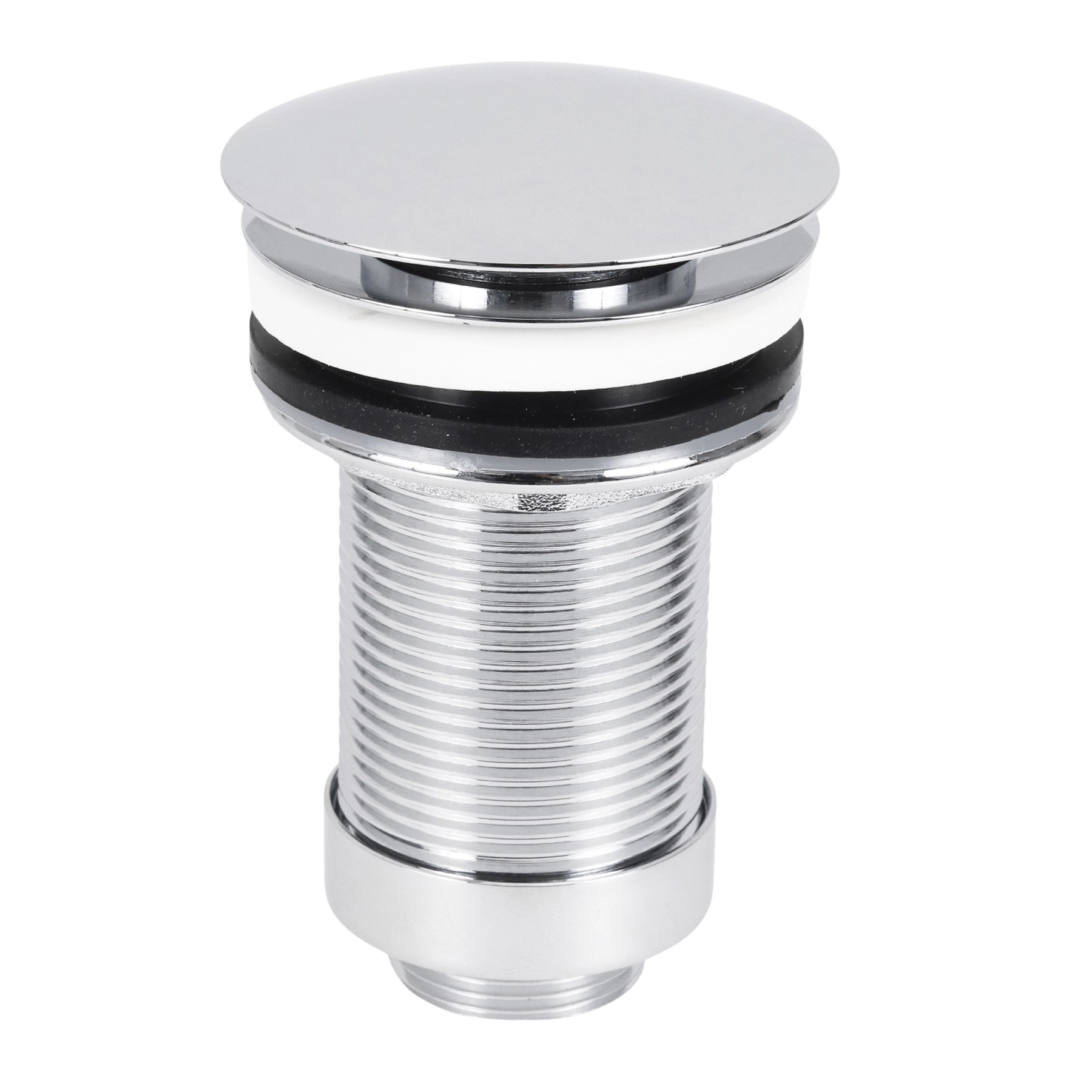 Válvula Para Pia de Banheiro Cromada Clic com Adaptador 7/8" Ajustável D1148 Equation