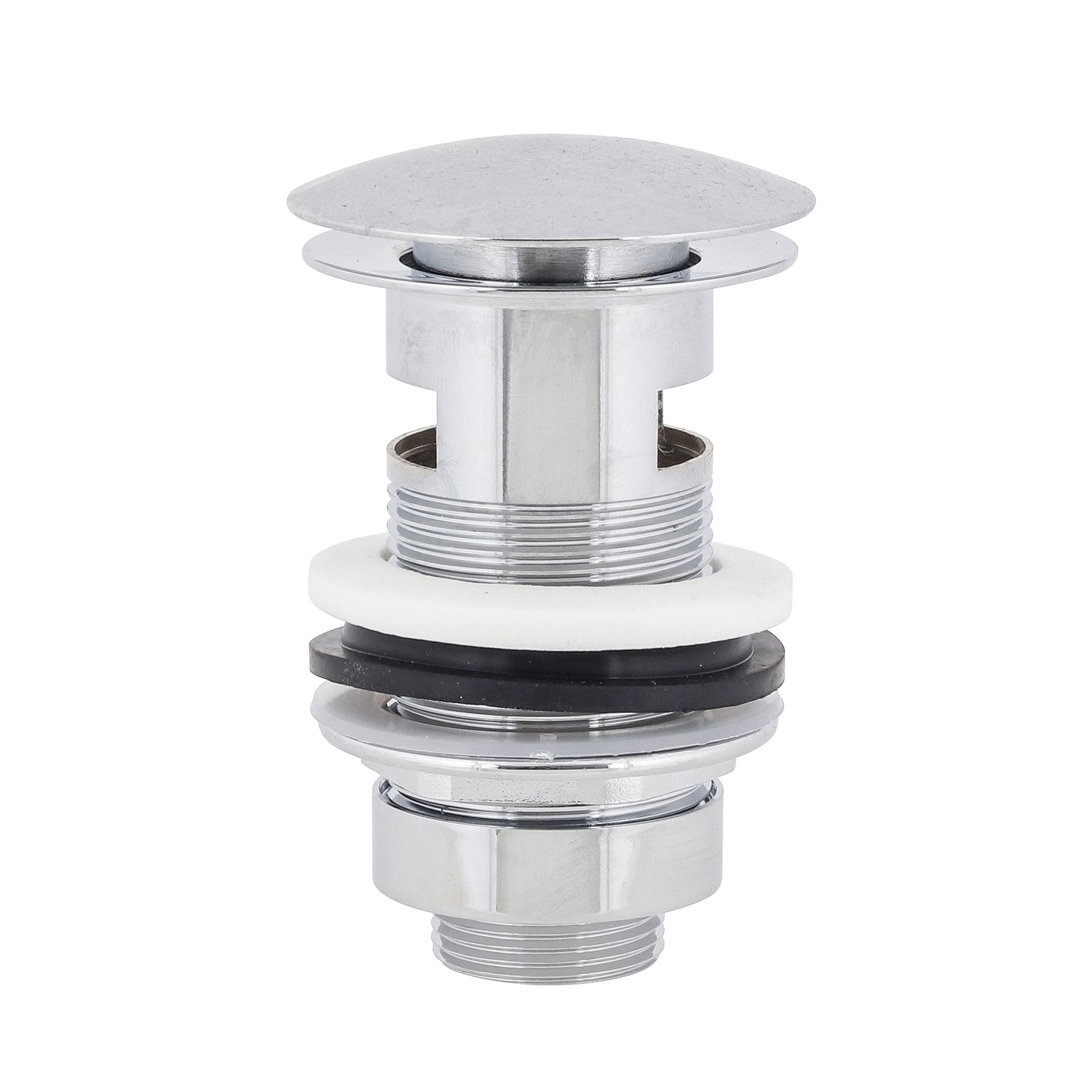 Válvula Para Pia de Banheiro Cromada Clic com Adaptador 7/8" Ajustável D1141 Equation