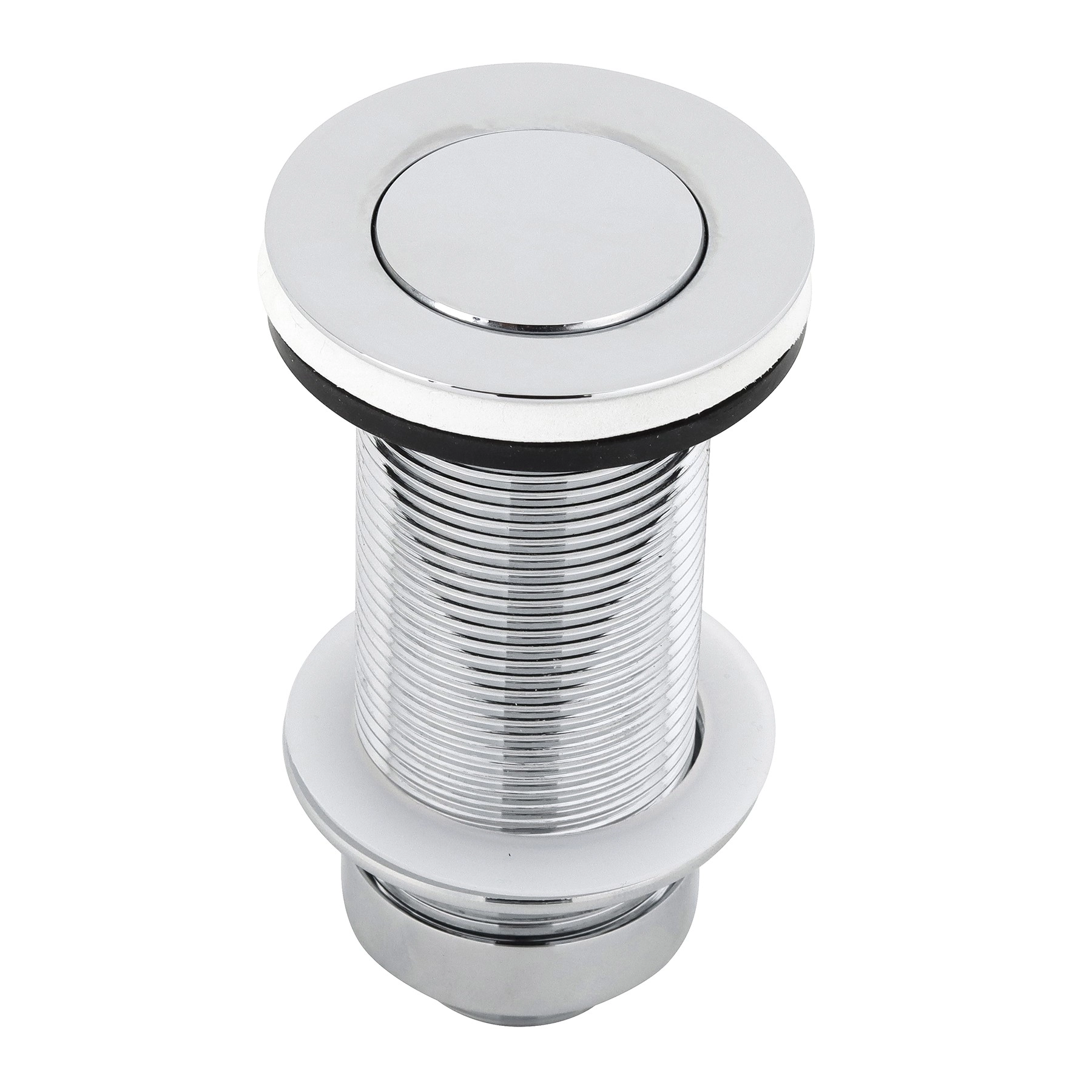 Válvula Para Pia de Banheiro Cromada com Adaptador 7/8" Ajustável D1801 Equation