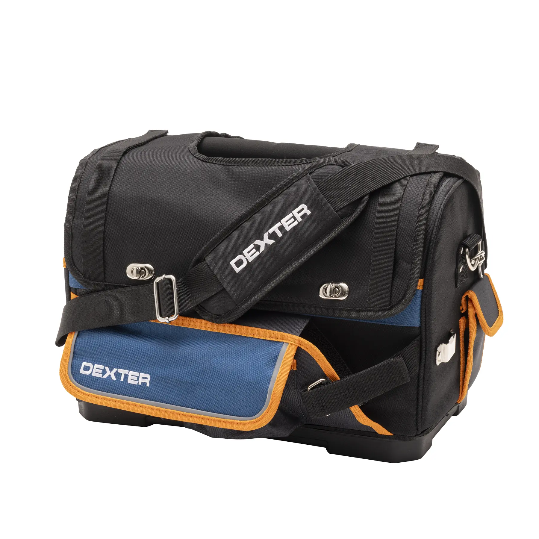 Bolsa Rígida de Ferramentas Dexter 42x24x31cm 30L em Poliéster com Aba Dobrável