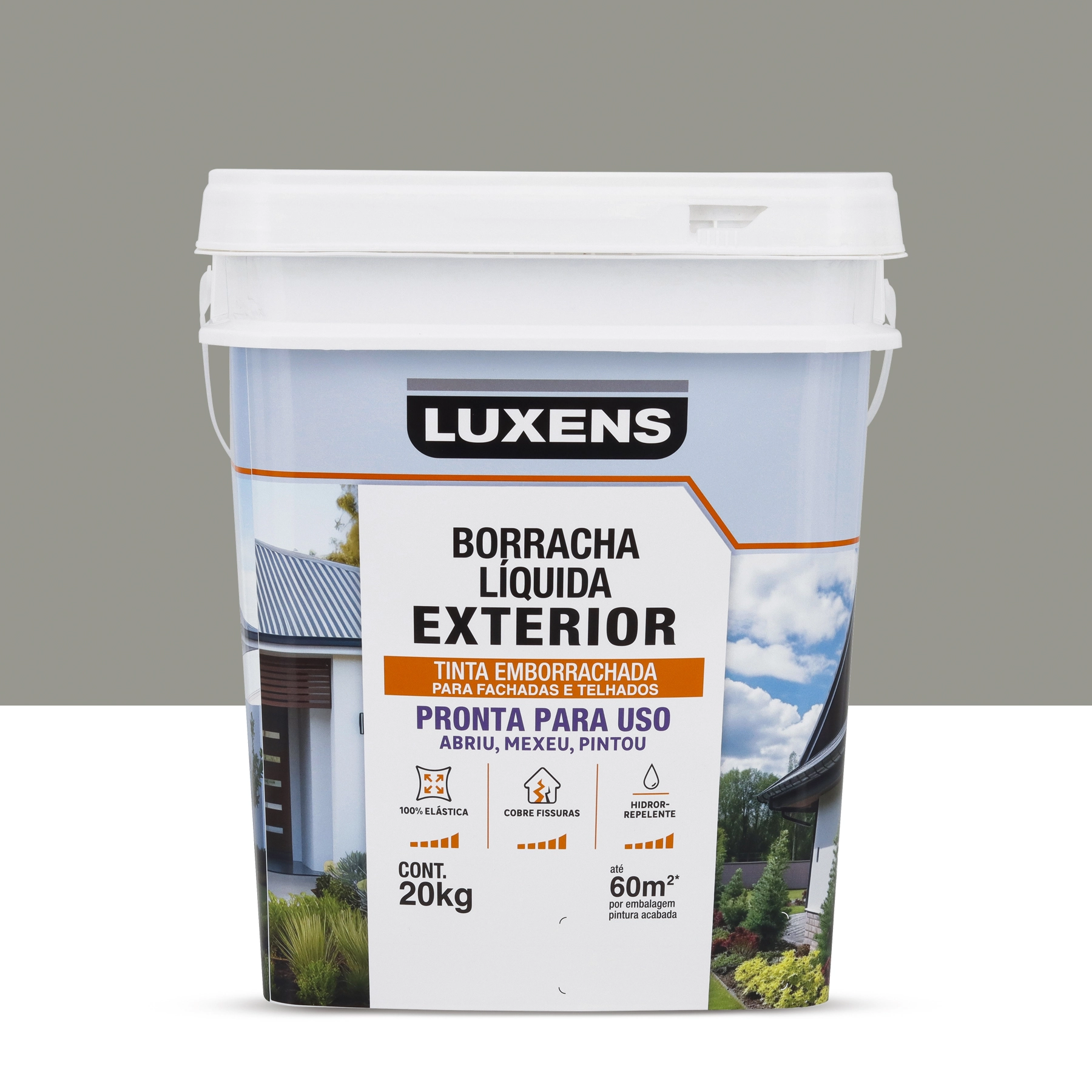 Tinta Emborrachada Fosco Standard Externo Elefante 20Kg Luxens