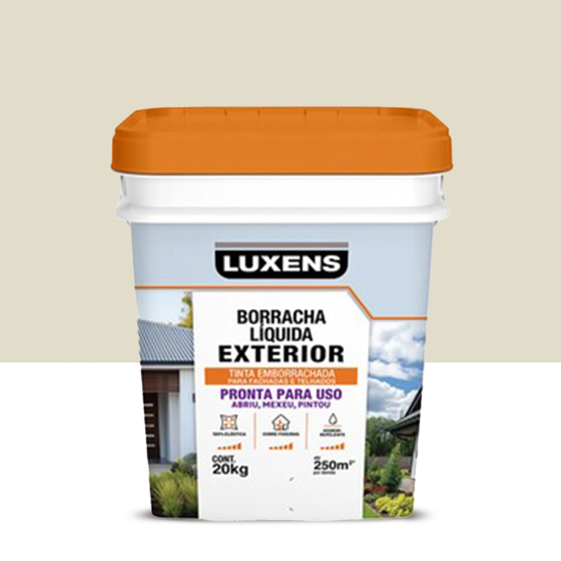 Tinta Emborrachada Fosco Standard Externo Algodão Egípcio 20Kg