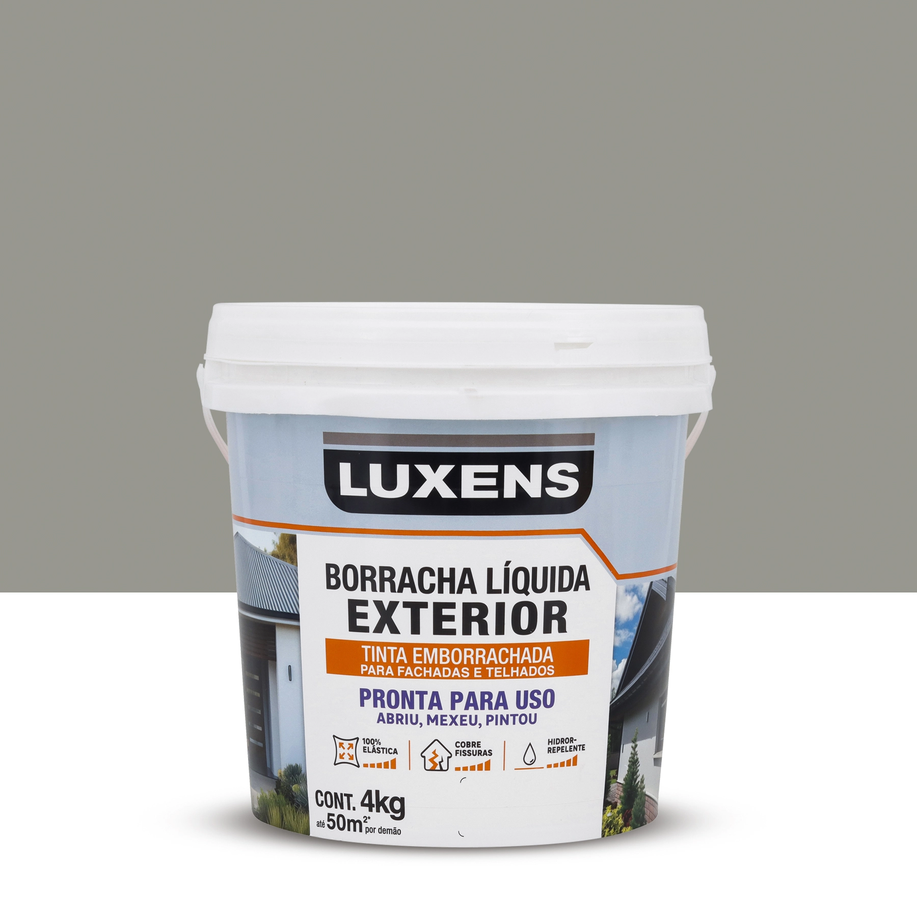 Tinta Emborrachada Fosco Standard Externo Elefante 4Kg Luxens
