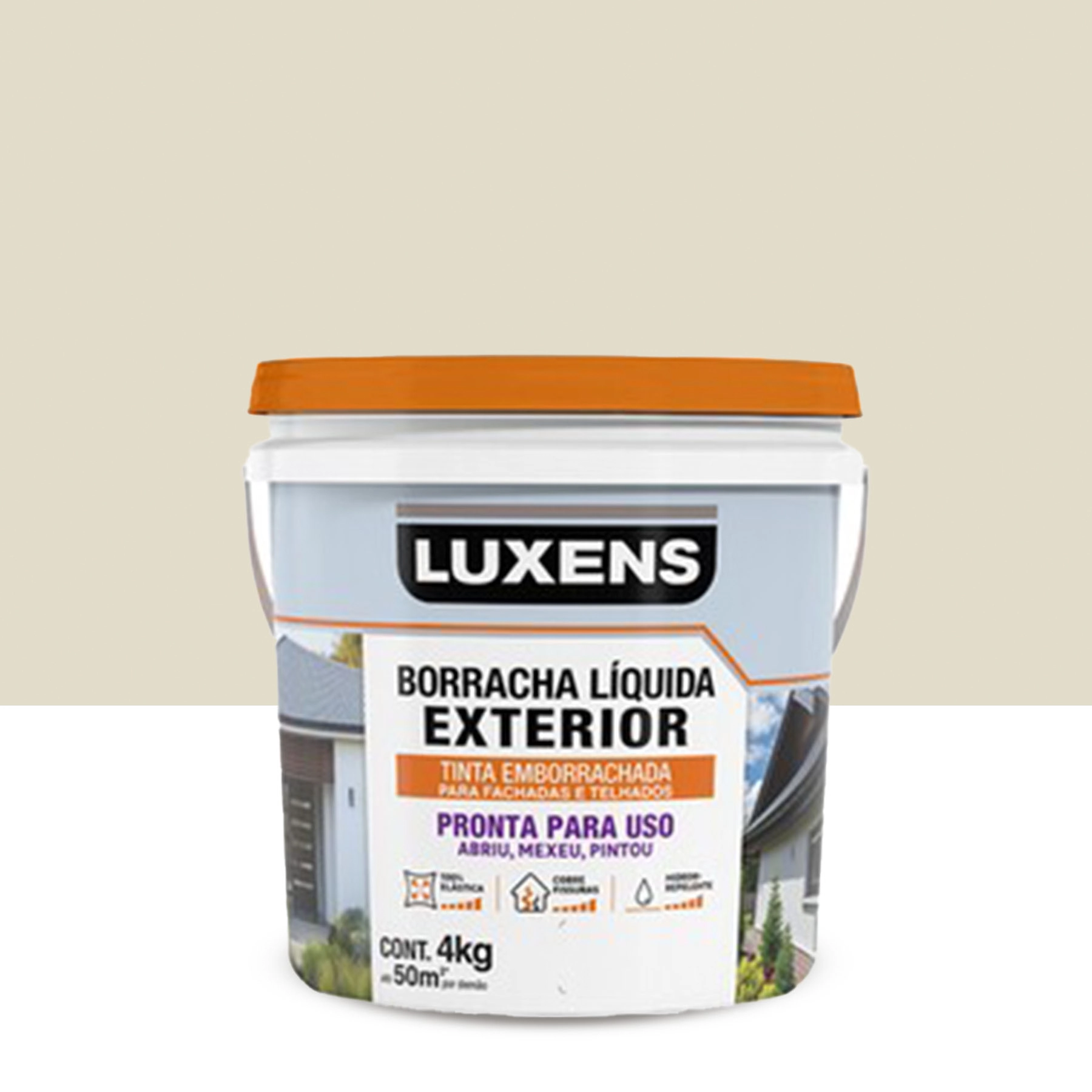 Tinta Emborrachada Fosco Standard Externo Algodão Egípcio 4Kg