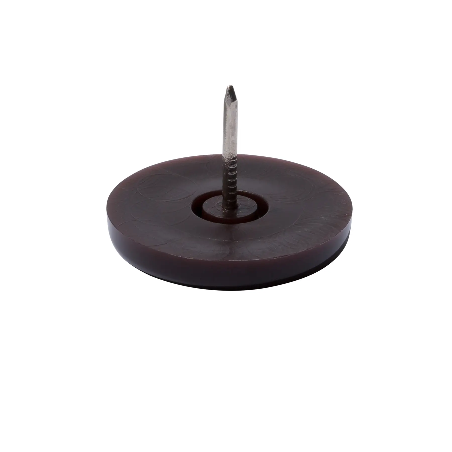 Feltro Redondo 30mm com 4 Peças Marrom Standers