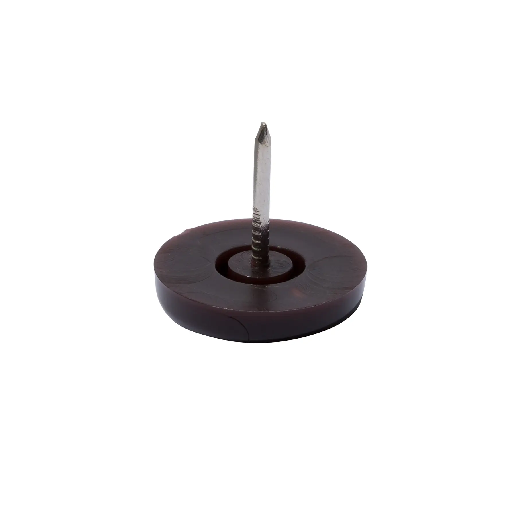 Feltro Redondo 22mm com 4 Peças Marrom Standers