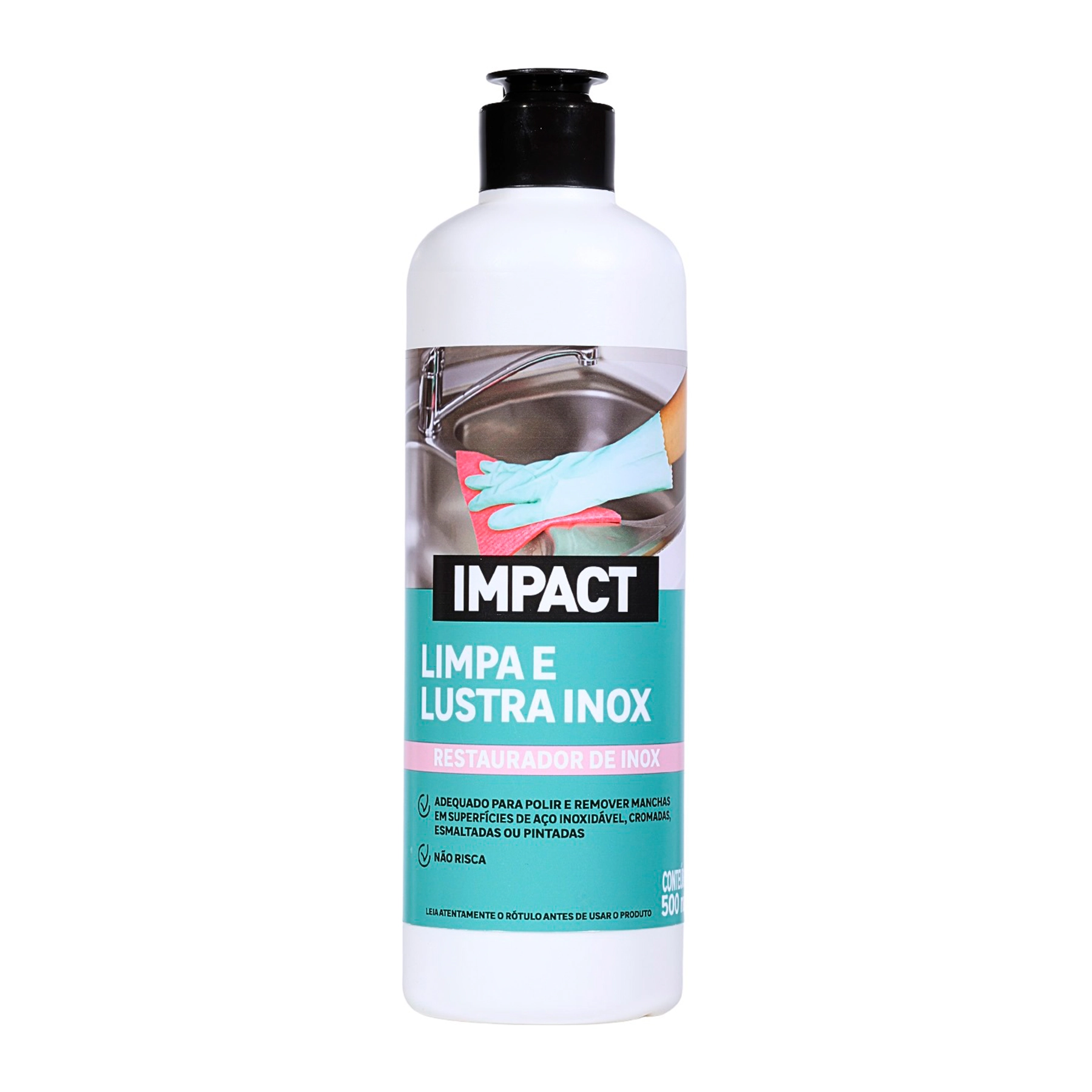 Limpa e Lustra Inox Impact Uso Geral 500ml