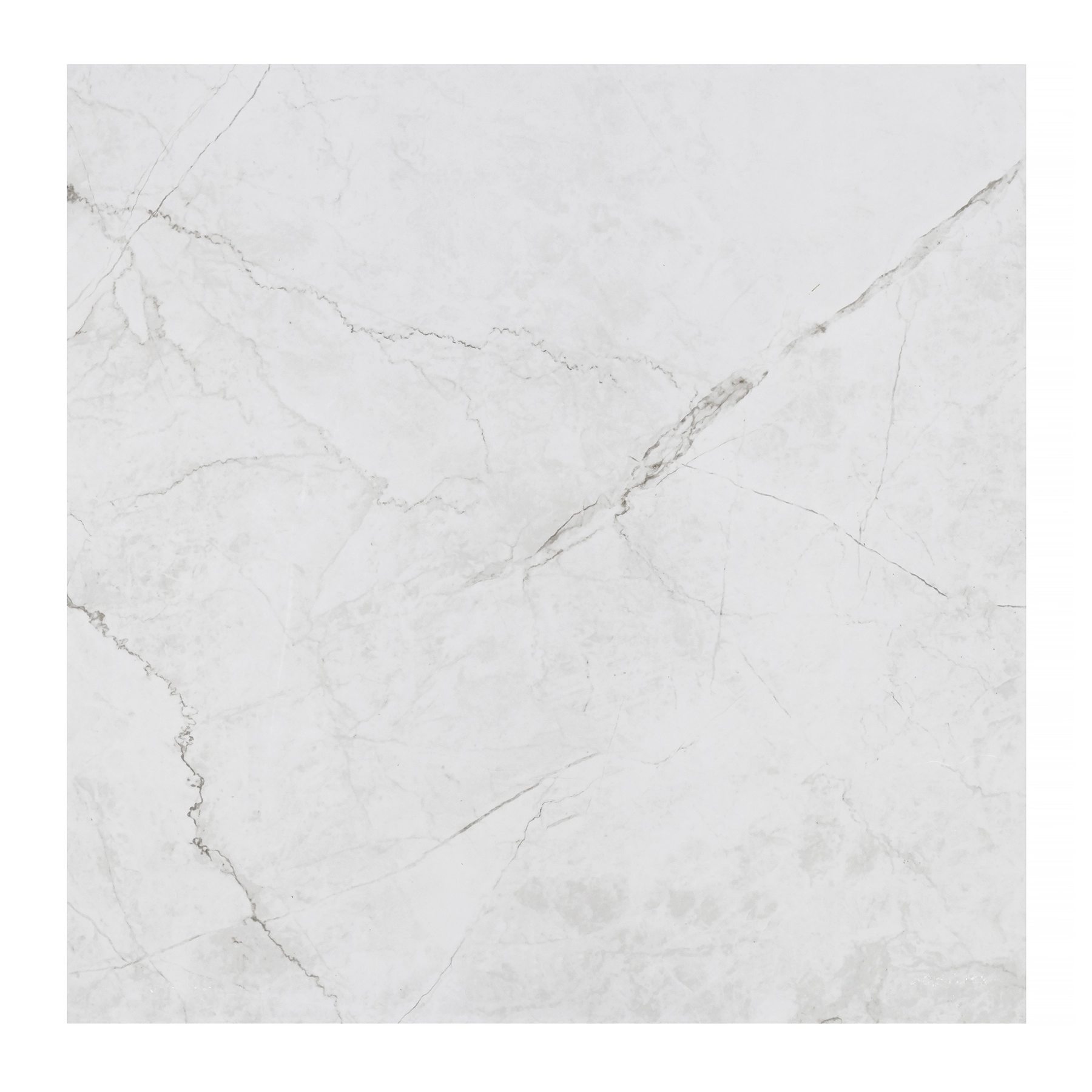 Porcelanato Marmorizado Polido Borda Reta Interno 90x90cm Blush Light Gray Artens