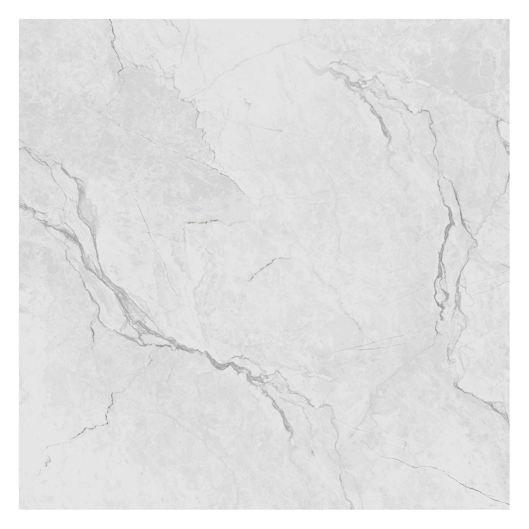 Porcelanato Marmorizado Acetinado Borda Reta Interno 91x91cm Blush Light Gray Artens