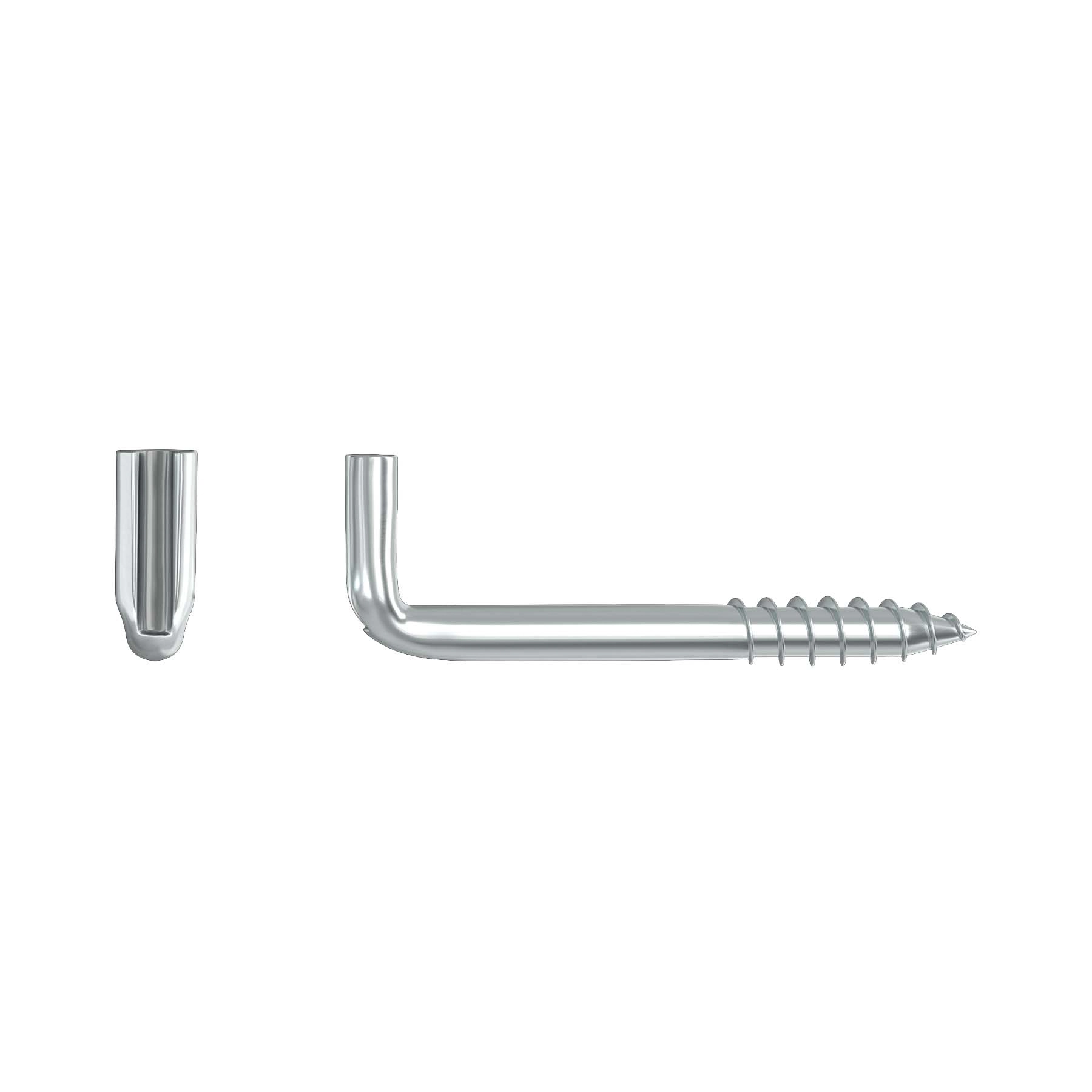 Parafuso de Gancho 6x60mm 4 unidades Standers