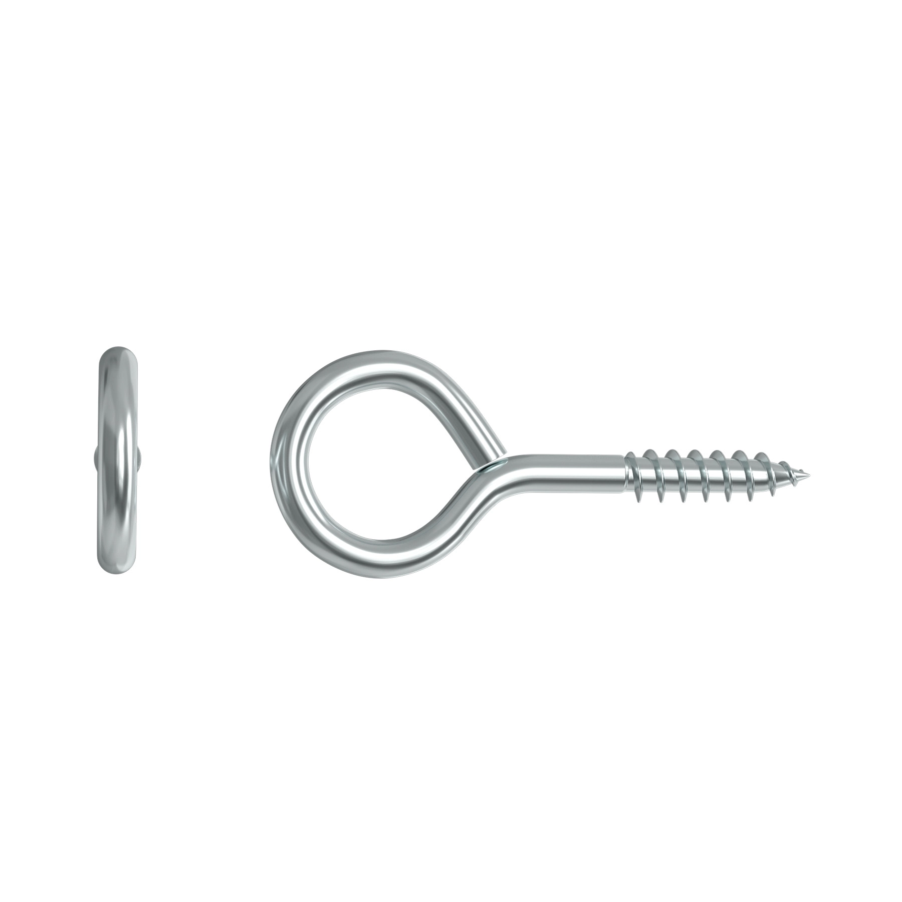 Parafuso de Gancho Aço Zincado 5x40mm 4 unidades Standers