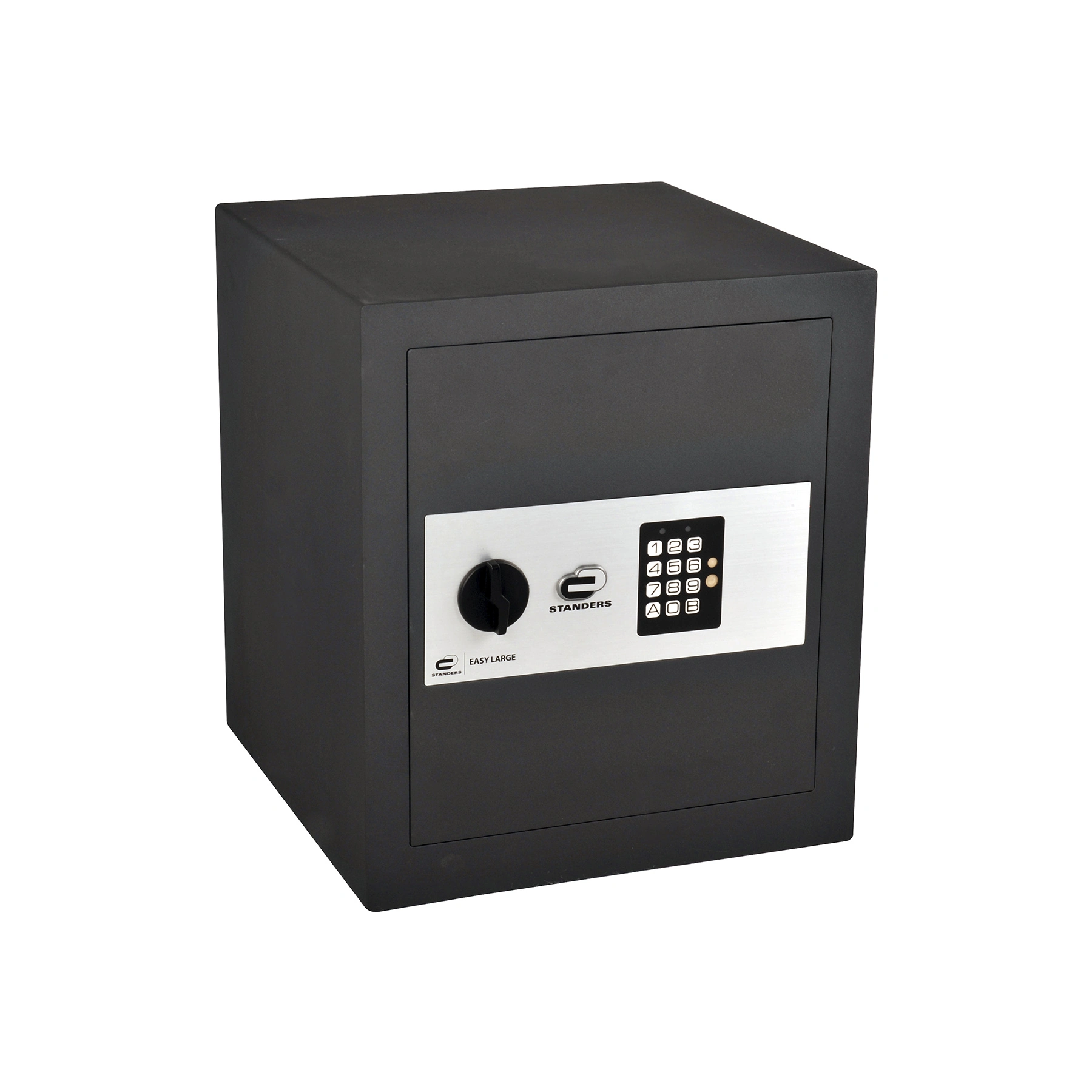 Cofre Digital com Senha Aço Preto Fosco Standers