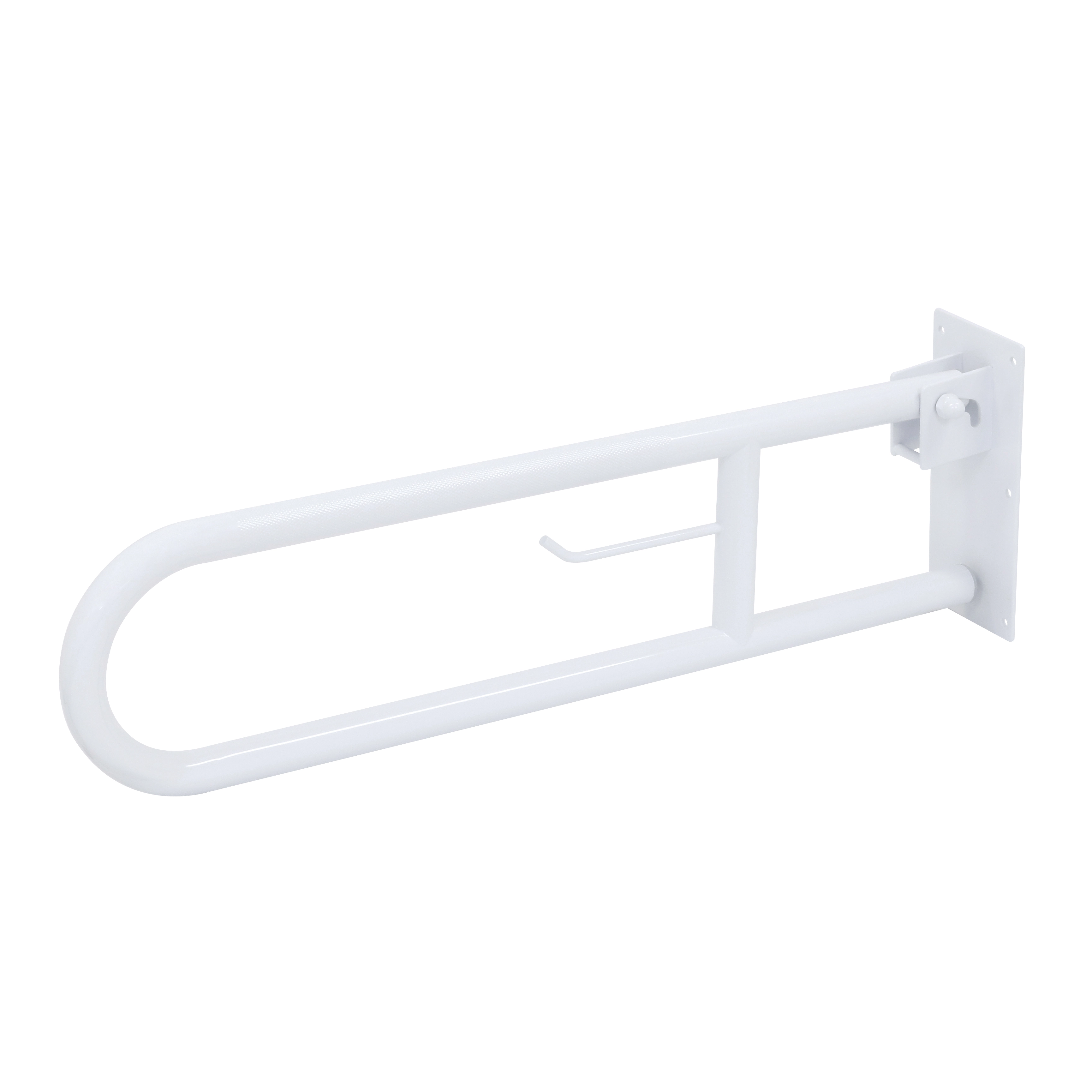 Barra de Apoio Retratil Aço Branco 73cm Sensea