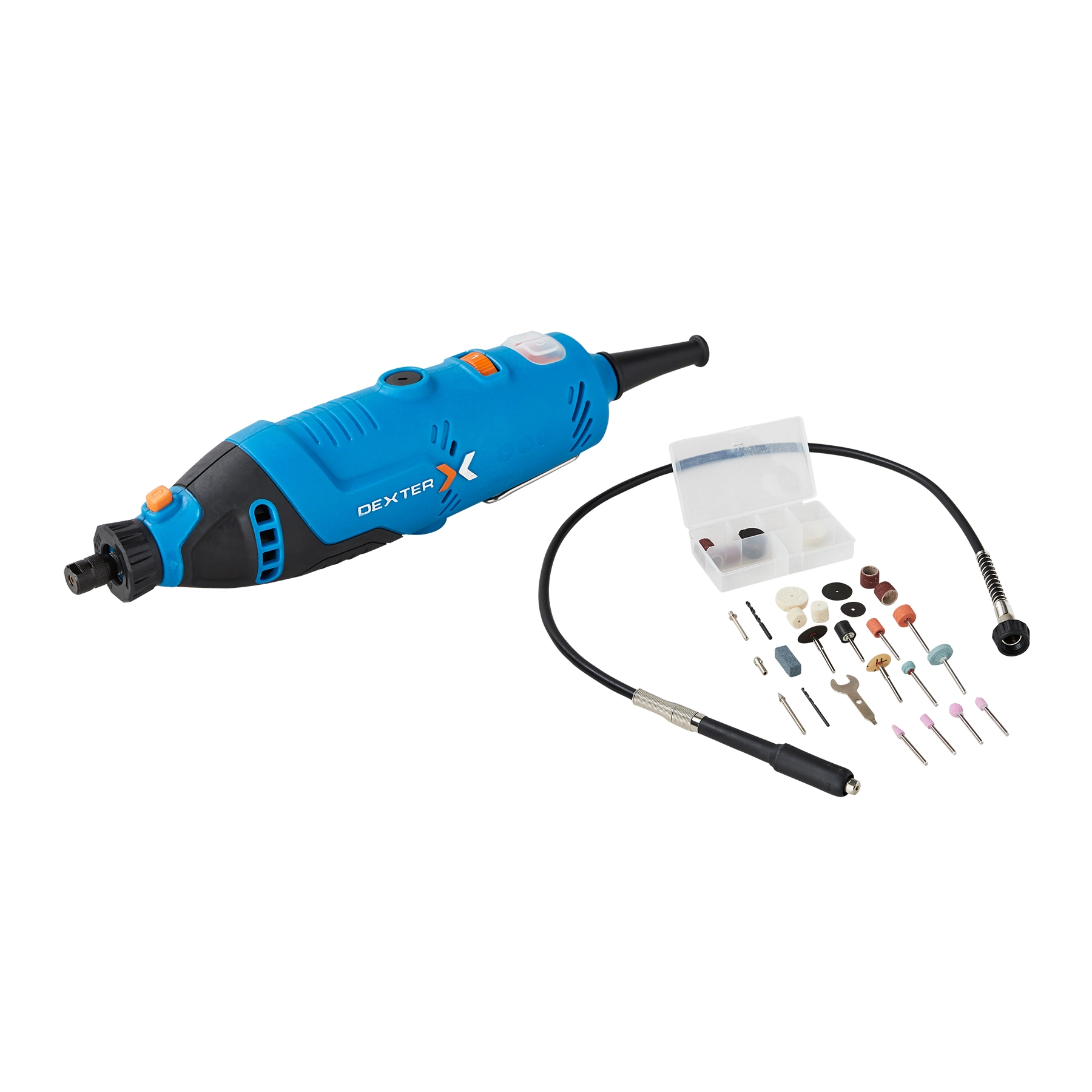 Micro Retífica Dexter Elétrica 150W com 62 Acessórios 220V