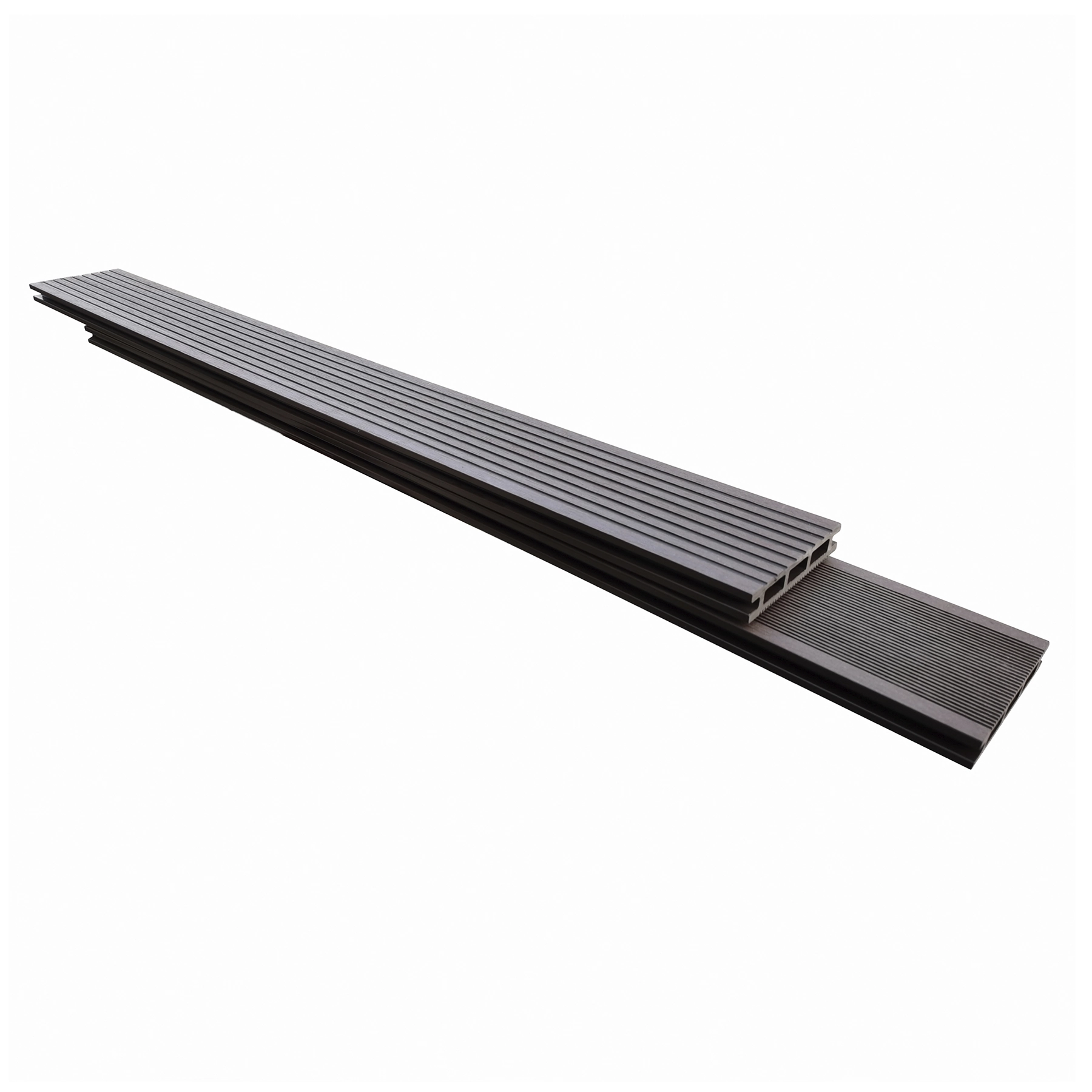 Régua para Deck de Madeira Plástica 11x220cm Marrom Rio Naterial