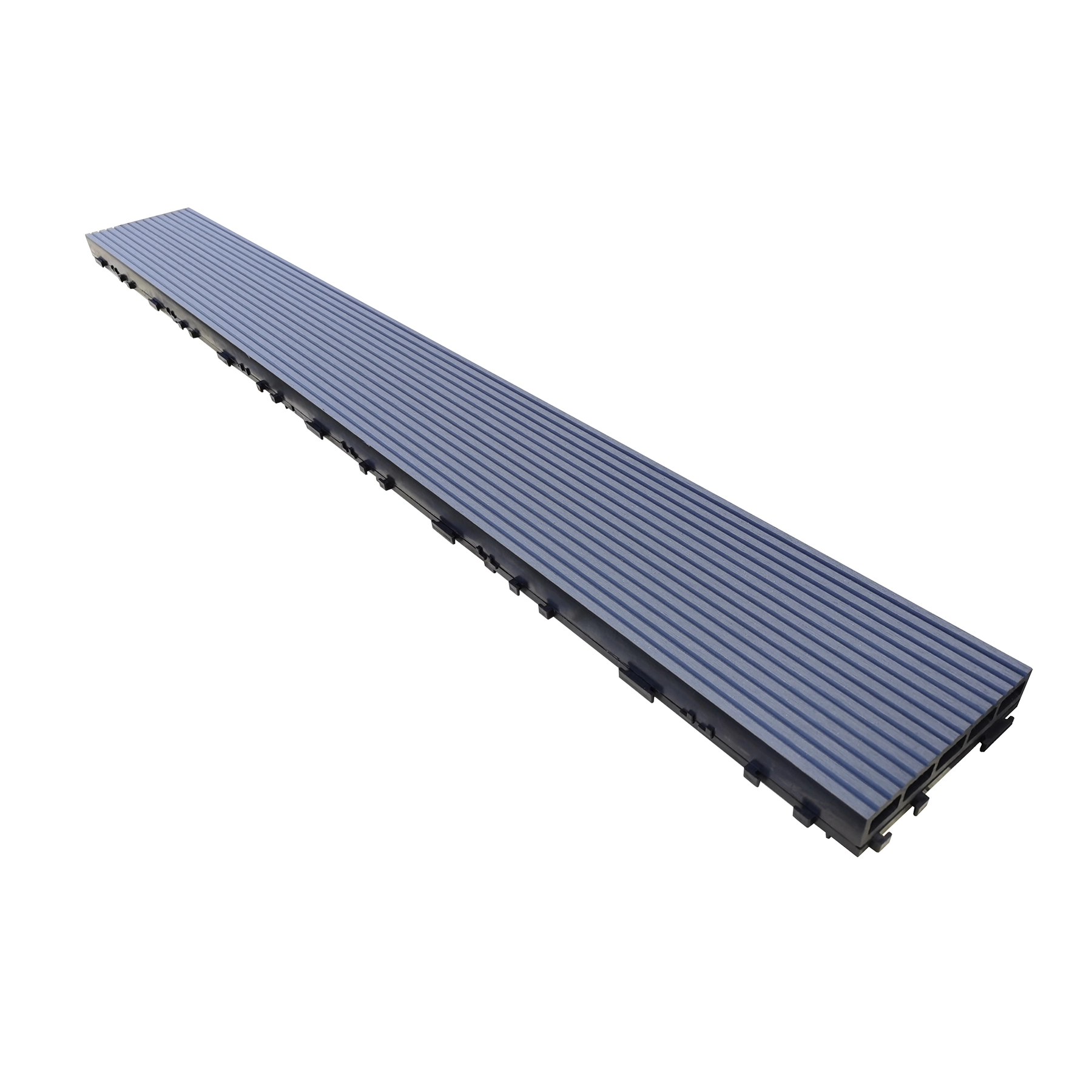 Régua para Deck de Madeira Plástica 15x120cm Cinza Komi Naterial