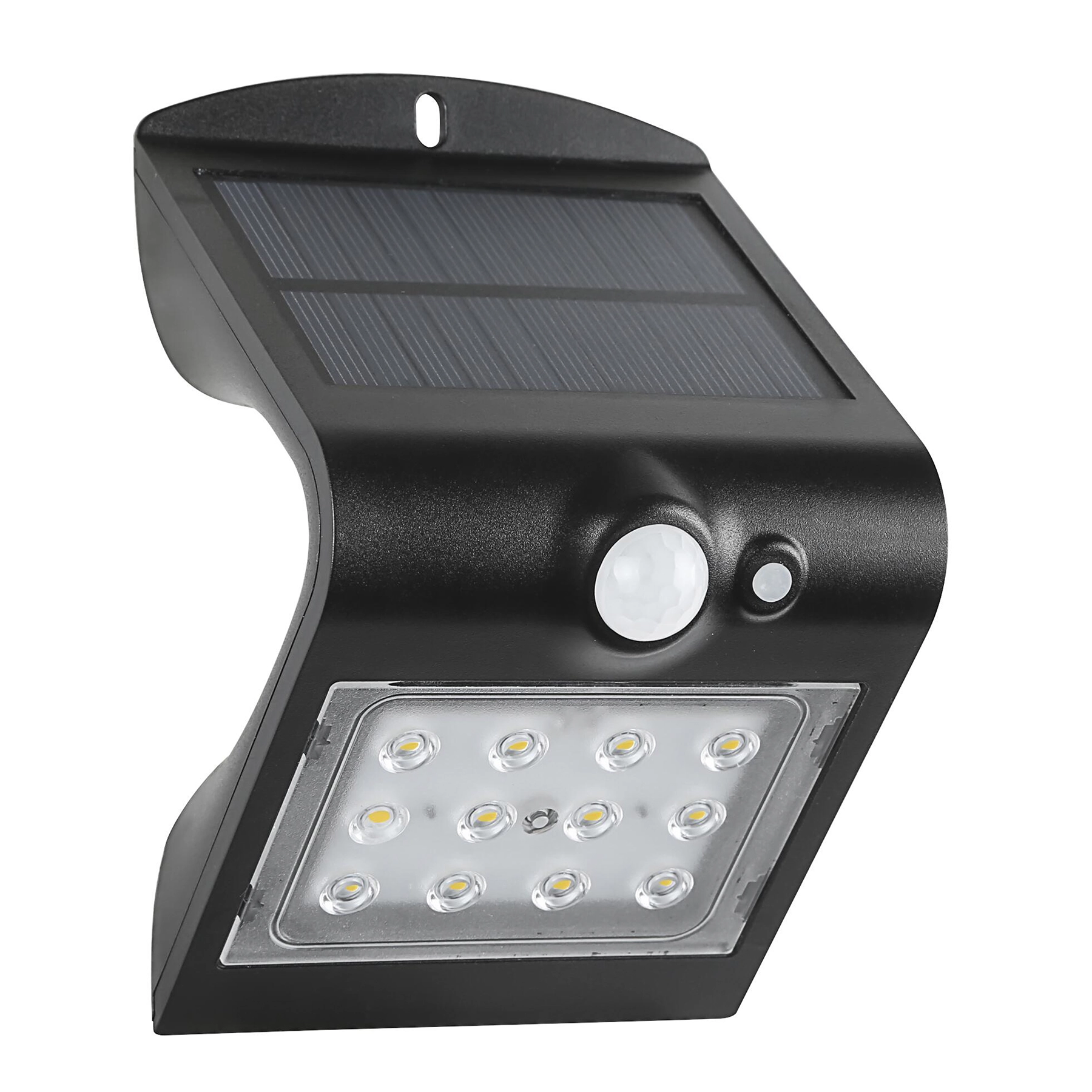 Arandela Solar Externa IP44 LED Neutro Inspire Preta