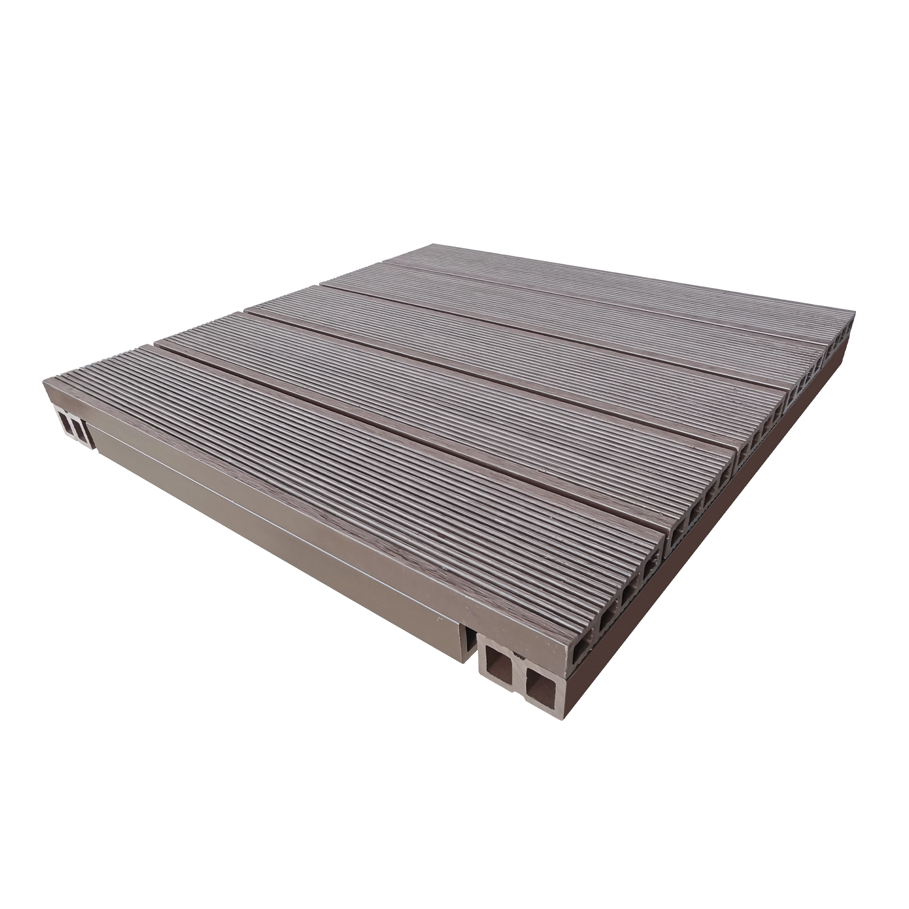 Deck de Madeira Plástica 50x50cm Chocolate Java Naterial