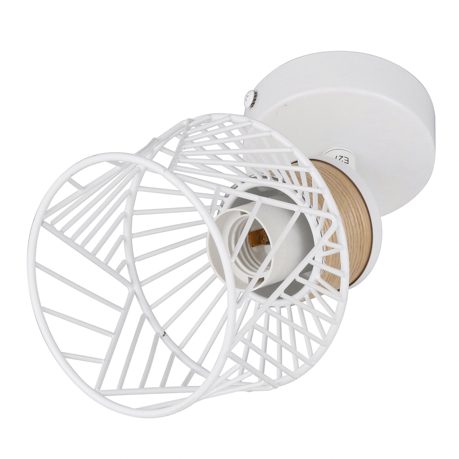 Spot de Sobrepor 1 Lâmpadas Kanel Branco IP20