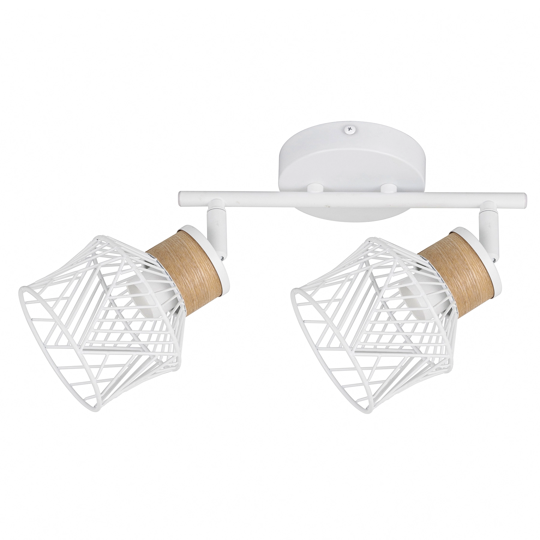 Spot de Sobrepor 2 Lâmpadas Kanel Branco IP20
