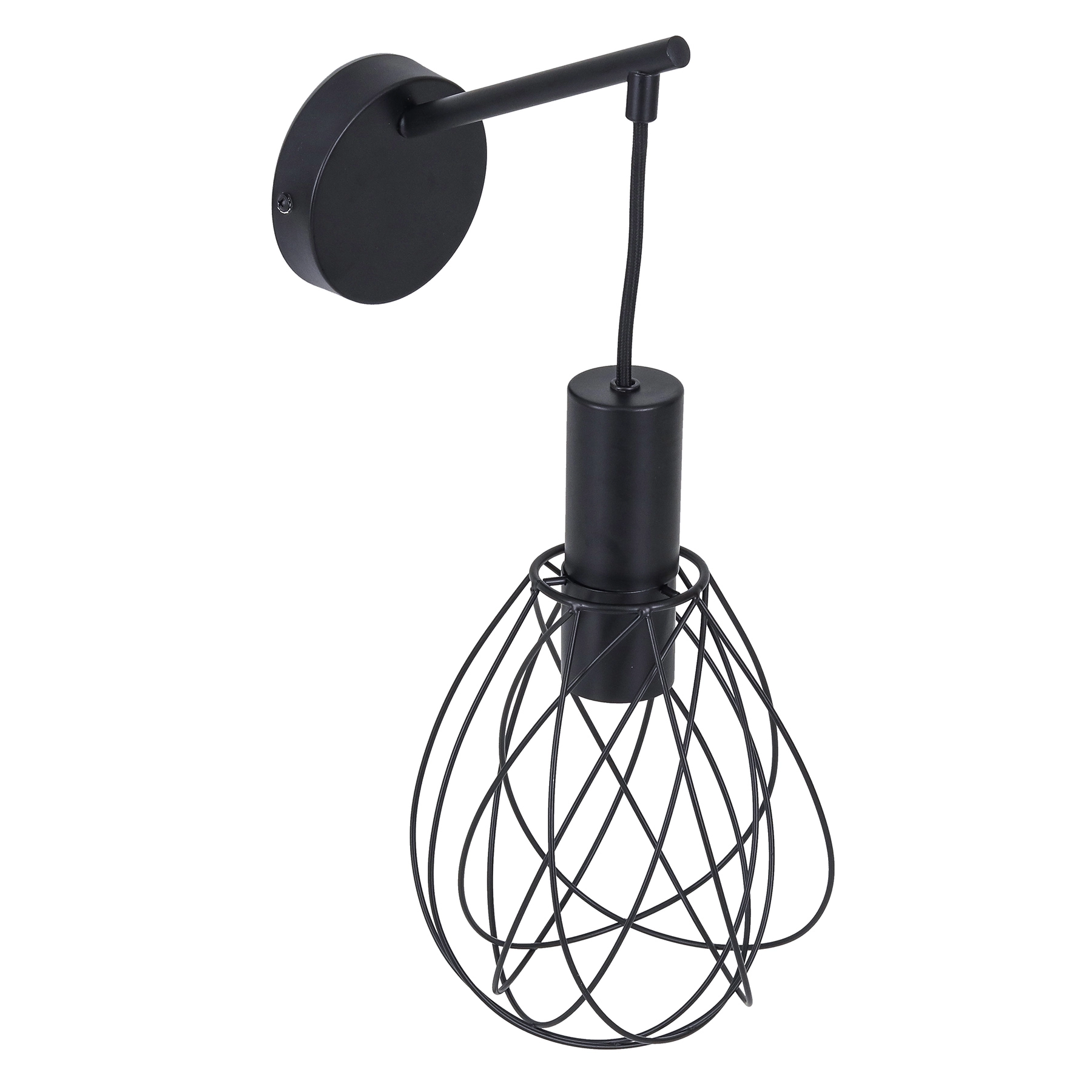 Arandela de Parede Interna IP20 Merone Preta 220V