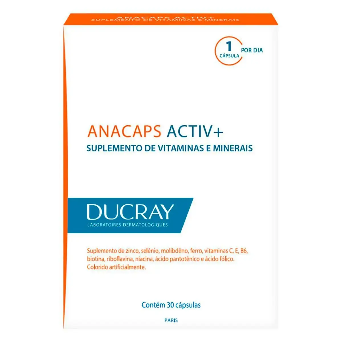 Ducray Anacaps Activ+ 30 capsulas