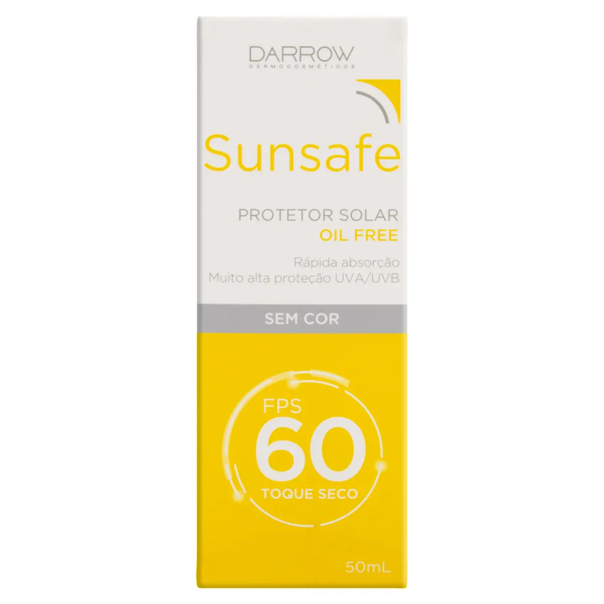 Protetor Solar Toque Seco Darrow Sunsafe Caixa 50ml