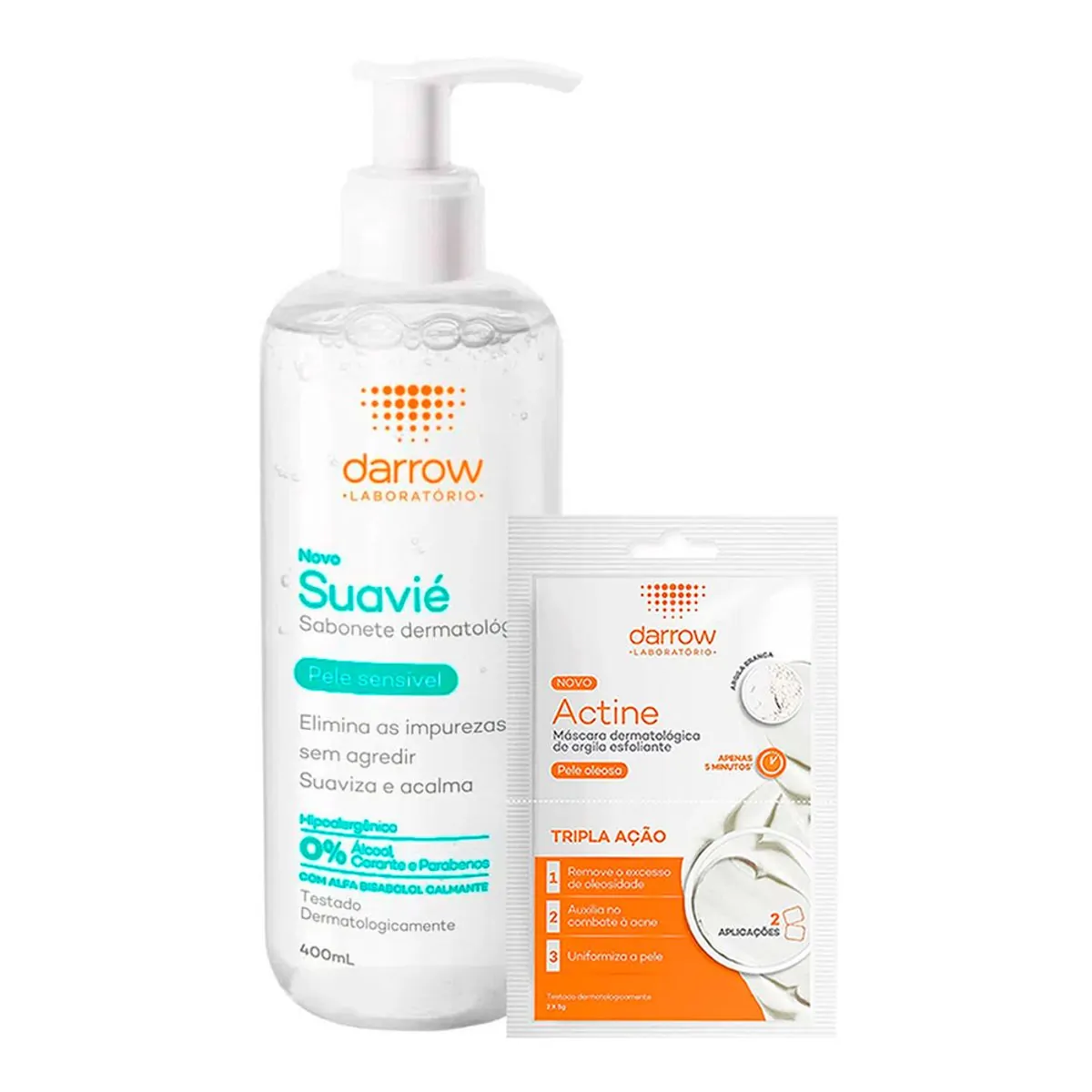 Sabonete Líquido Dermatológico Darrow Suavié Pele Sensível Com 400ml