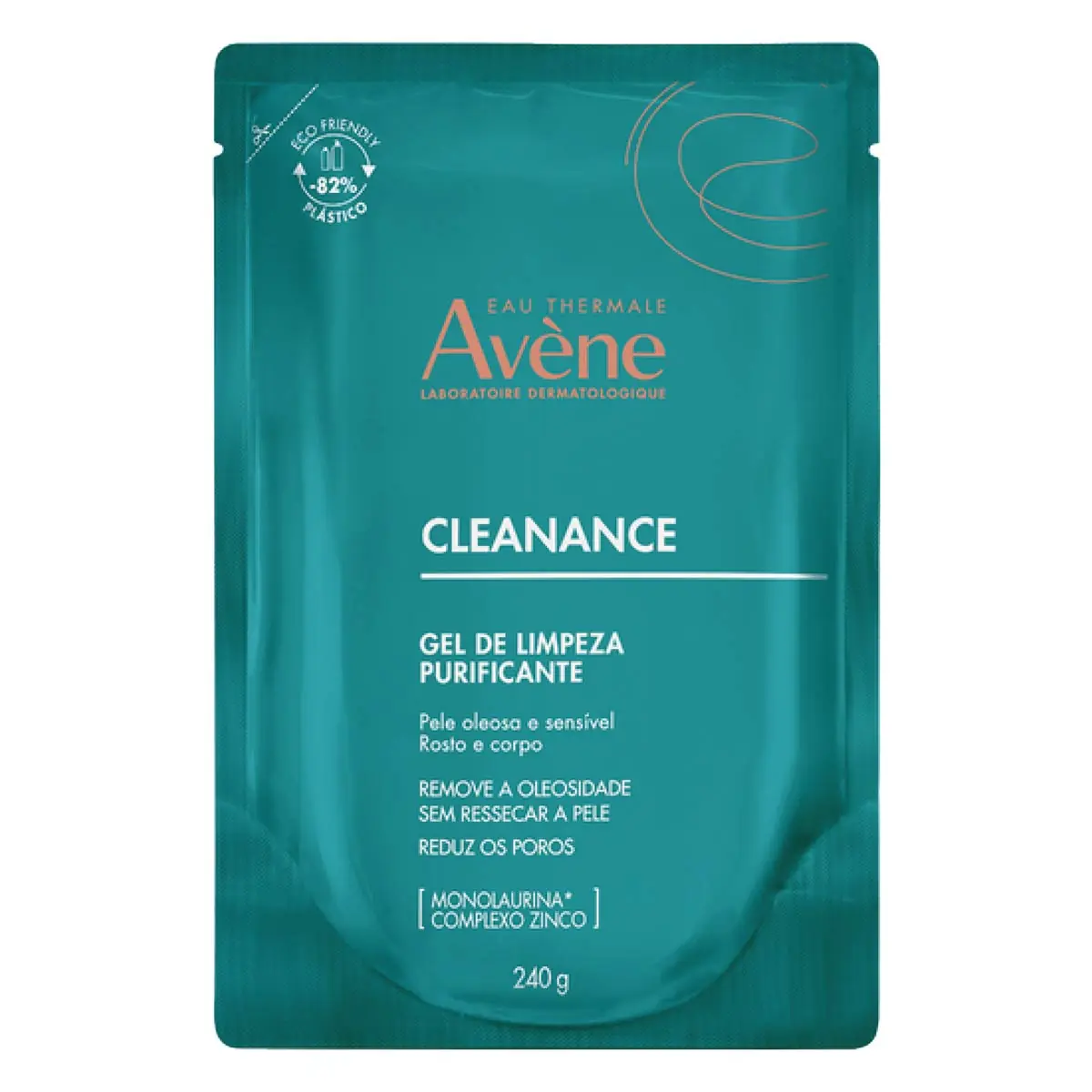 Gel De Limpeza Purificante Eau Thermale Avène Cleanance Sachê 240g Refil