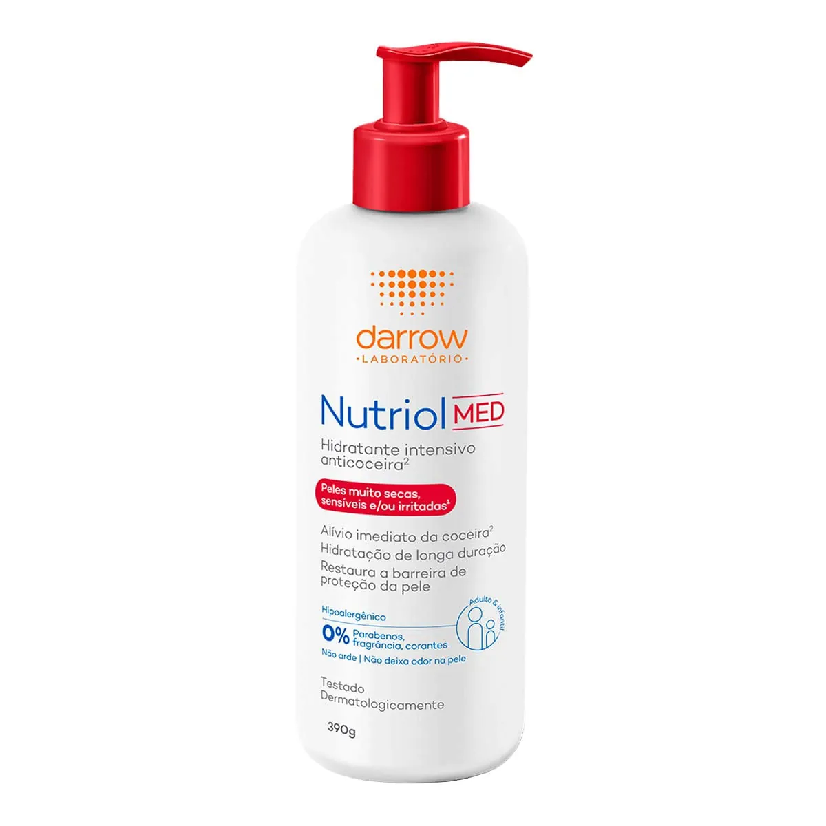 Locao Hid Darrow Nutriol Med Anticoceira 390g