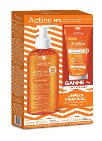 Kit Actine Sab Liq 140ml Gts Sab 60ml