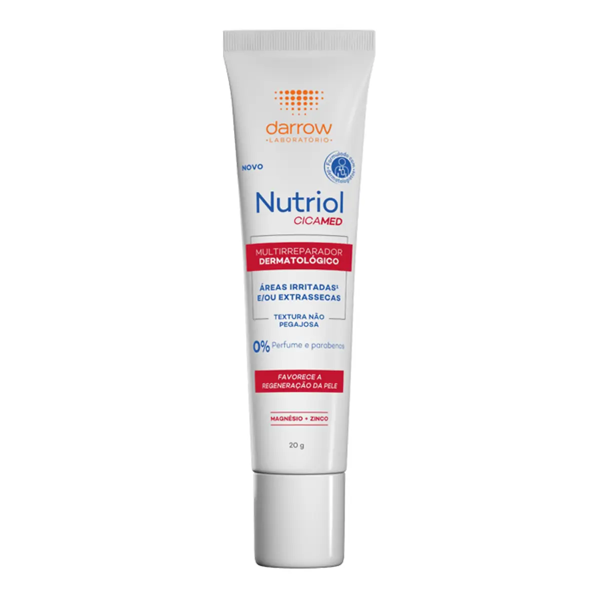 Hidratante Multirreparador Sem Perfume Darrow Nutriol Cicamed Bisnaga 20g