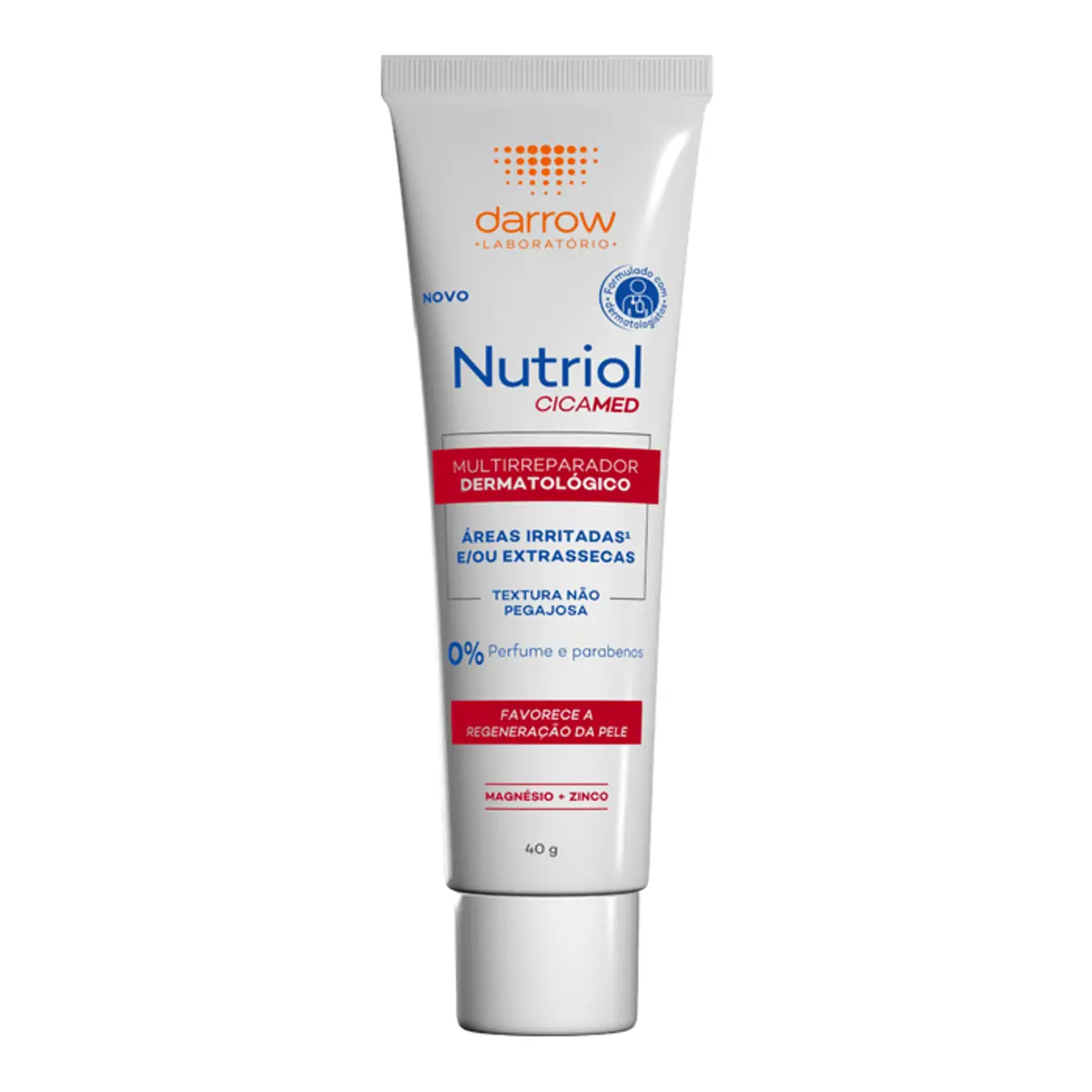 Hidratante Multirreparador Sem Perfume Darrow Nutriol Cicamed Bisnaga 40g