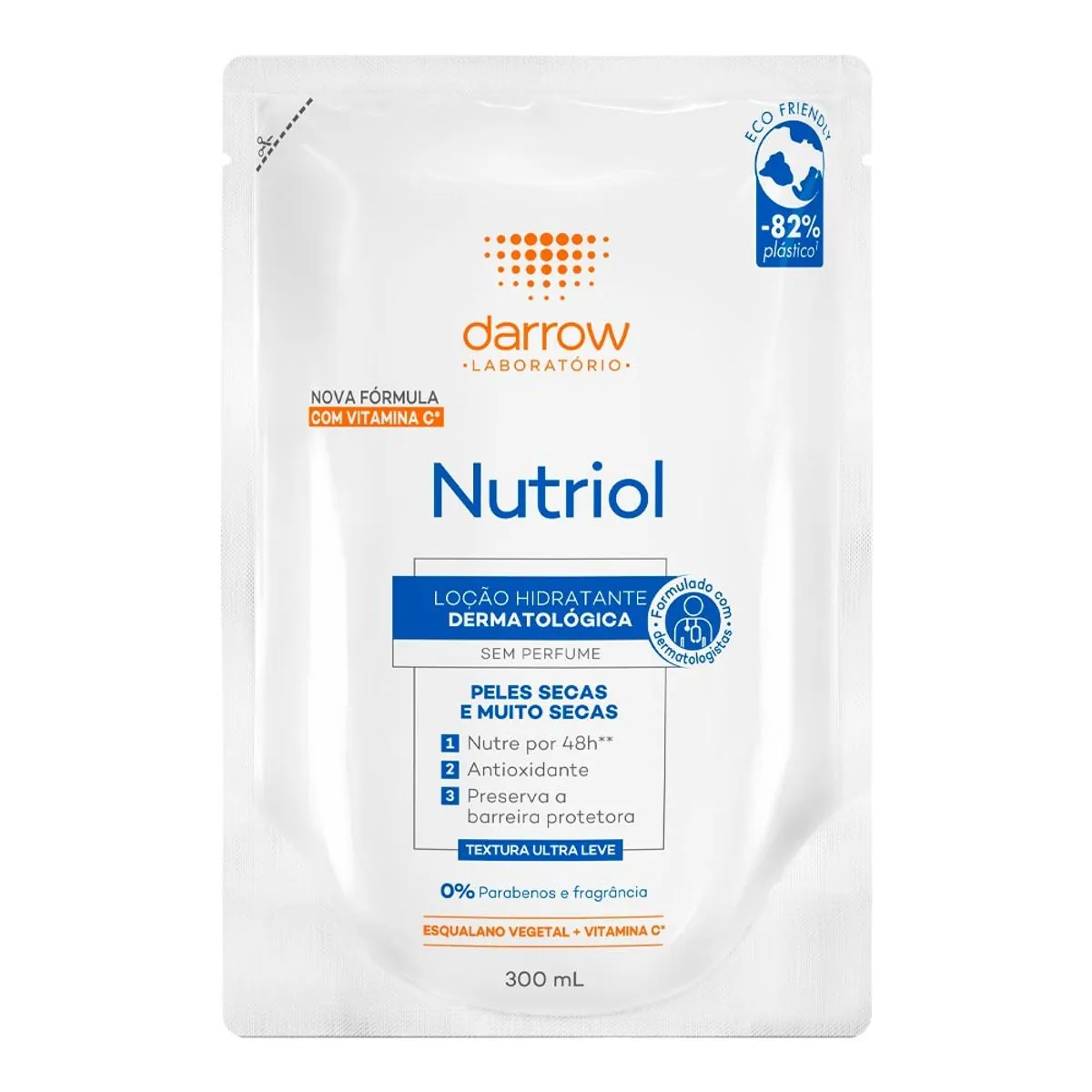 Hidratante Loção Sem Perfume Darrow Nutriol Sachê 300ml