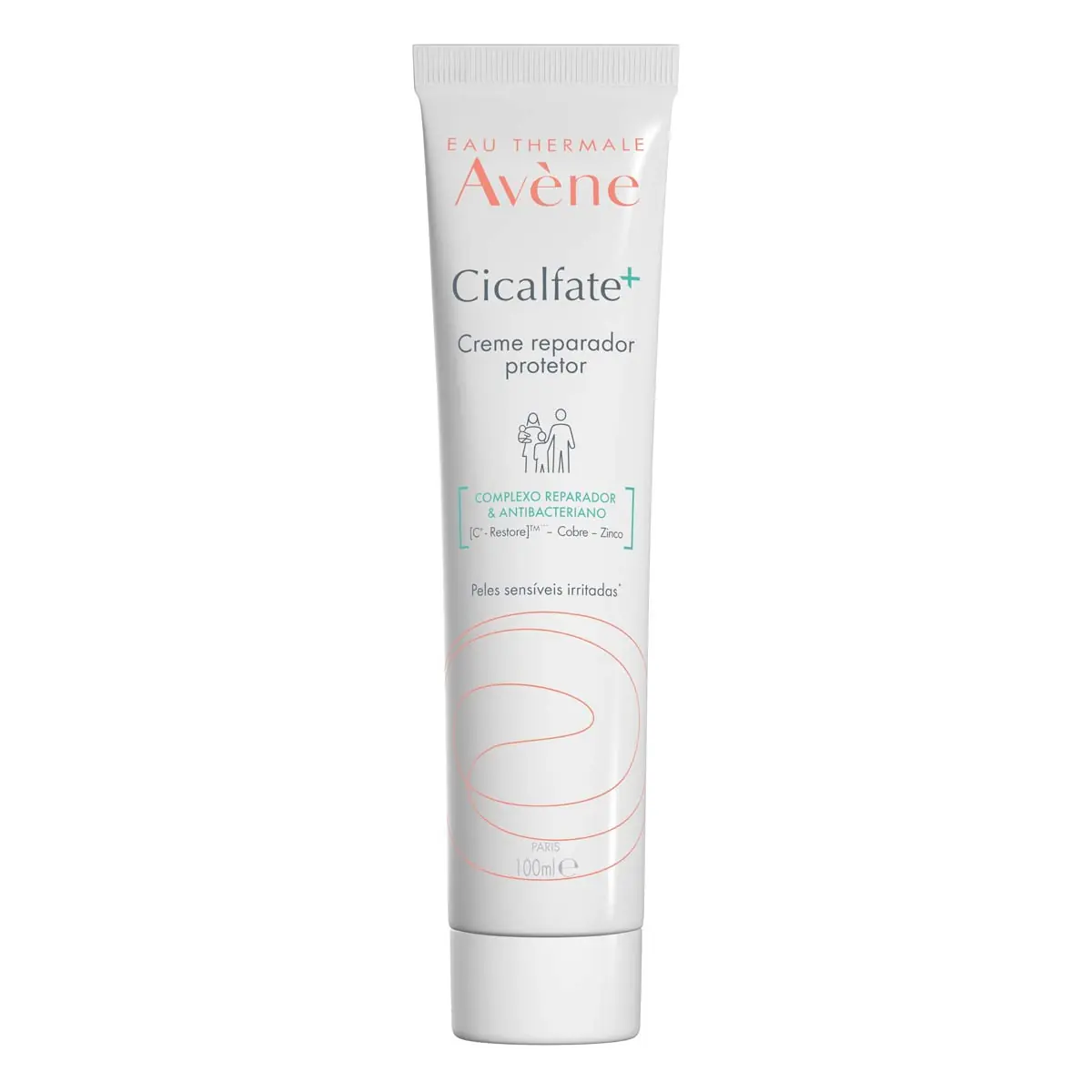 Creme Reparador Eau Thermale Avène Cicalfate Bisnaga 100ml