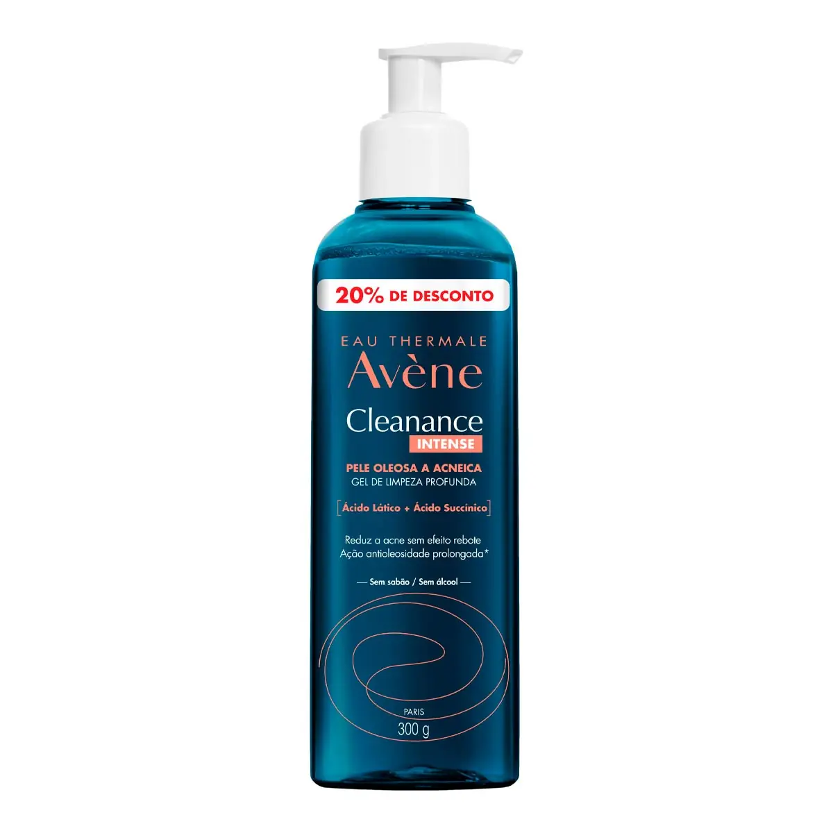 Gel De Limpeza Profunda Eau Thermale Avène Cleanance Intense Frasco 300g Pump Grátis 20 De Desconto