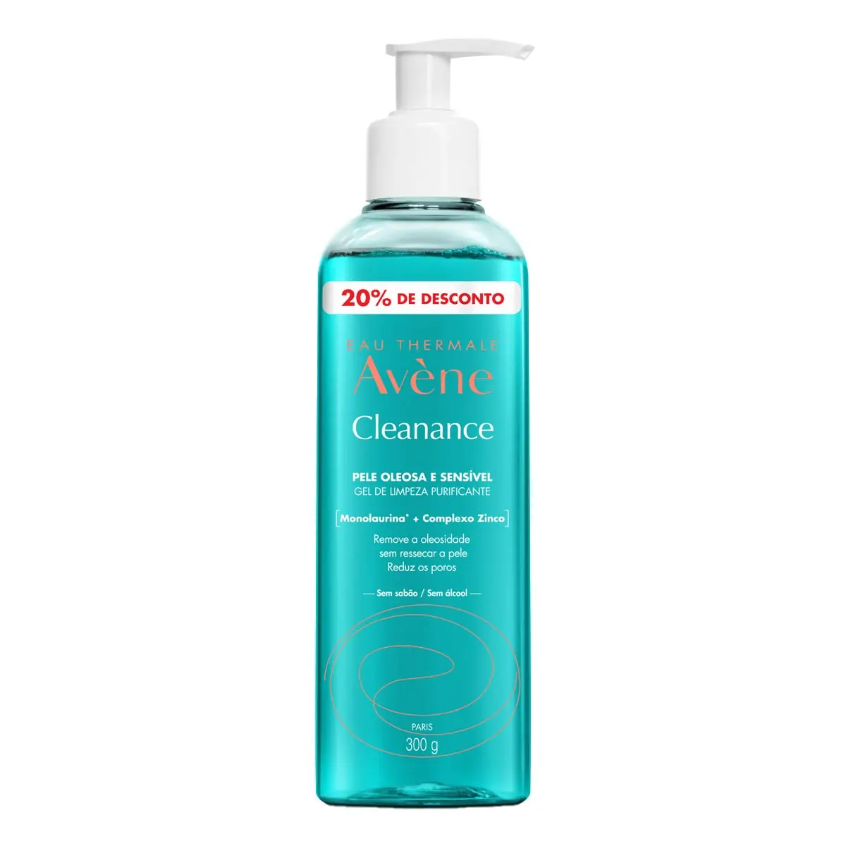 Gel De Limpeza Purificante Eau Thermale Avène Cleanance Frasco 300g Pump Grátis 20 De Desconto