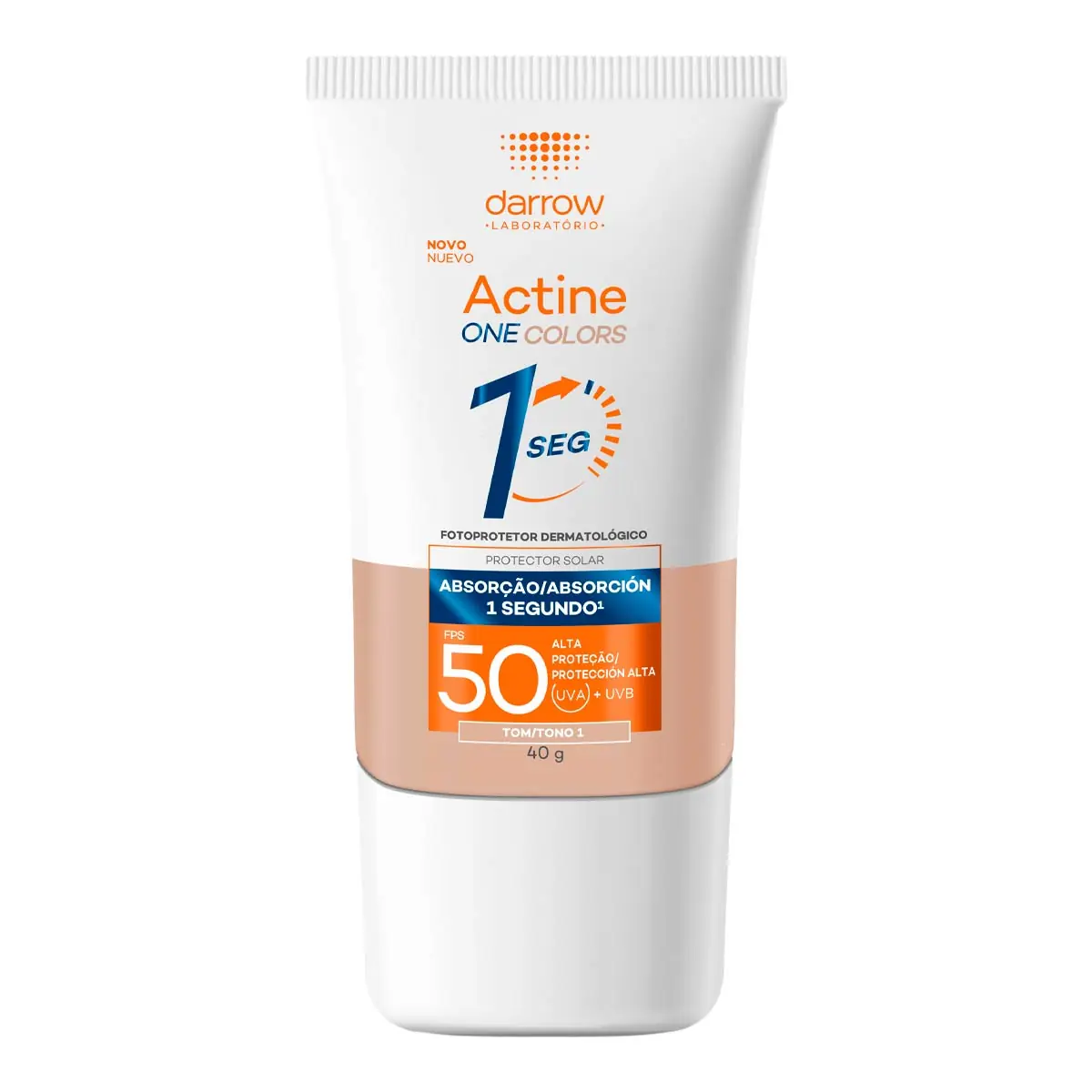 Protetor Solar Facial Darrow Actine One Colors Fps 50 Tom 1 40g