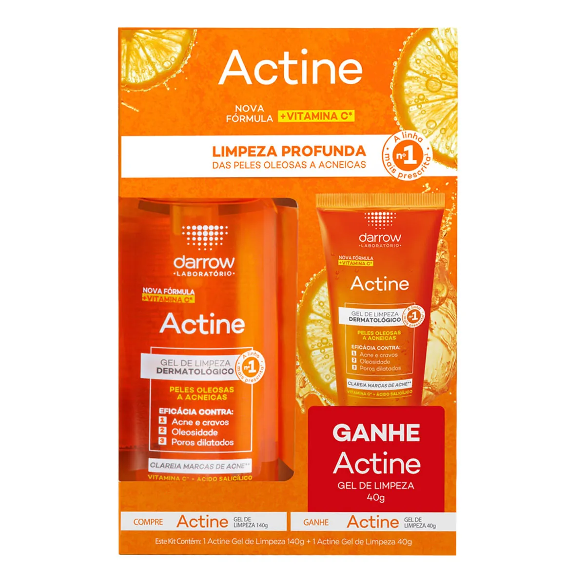 Kit Gel Limp Actine 140g Gan 40g
