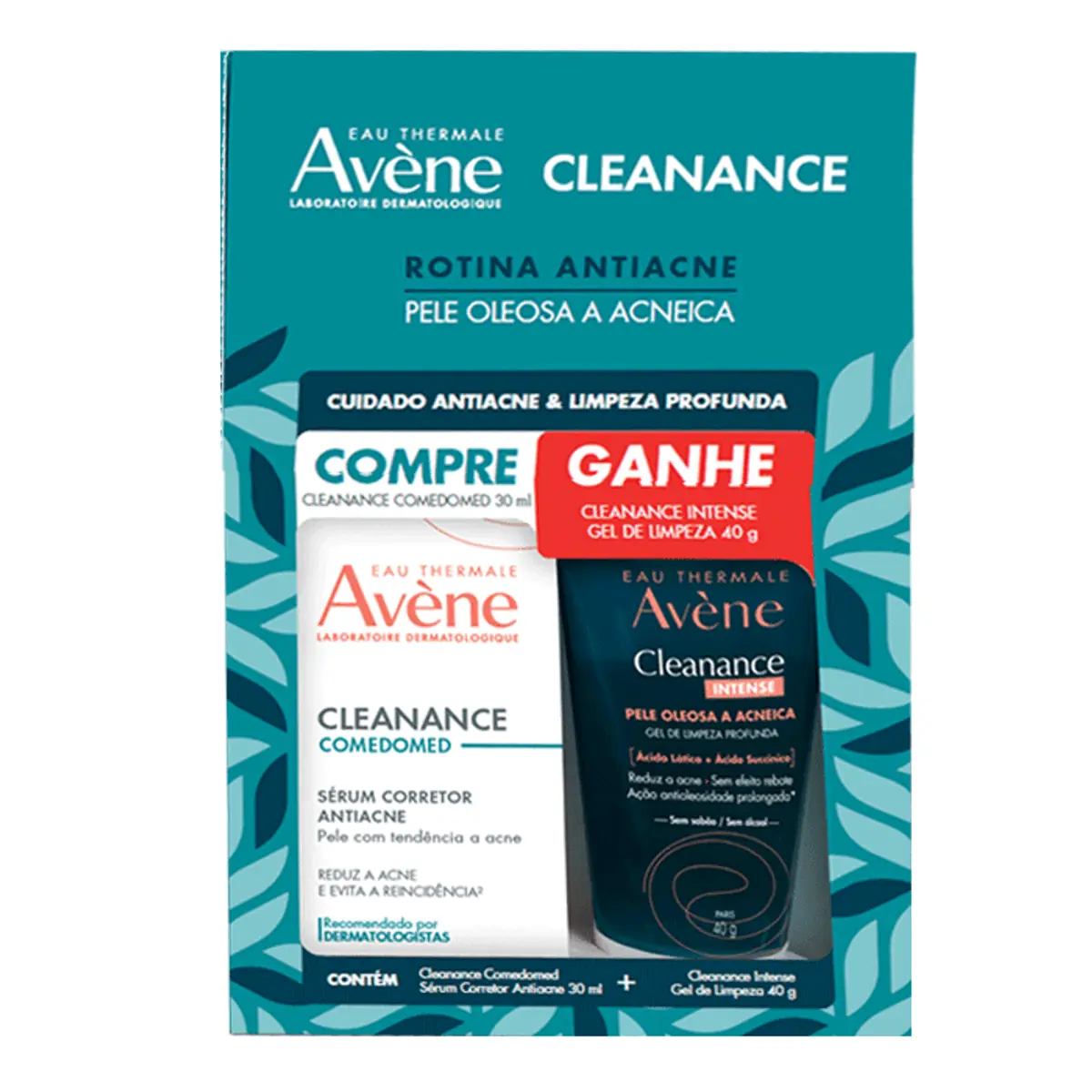Kit Sérum Corretor Antiacne Eau Thermale Avène Cleanance Comedomed 30ml Grátis Gel De Limpeza Cleana