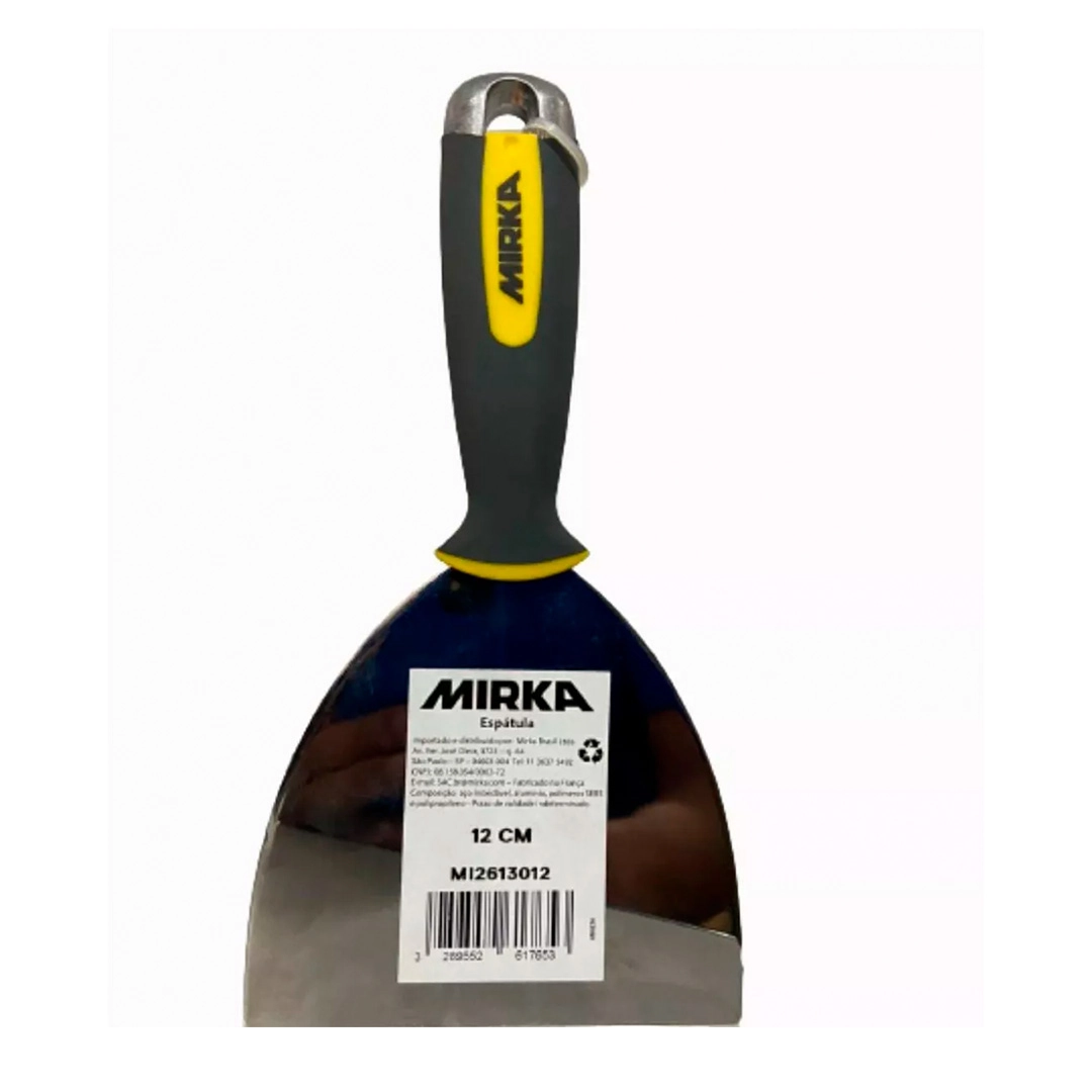 Espátula De Aço Inox 12cm Mirka