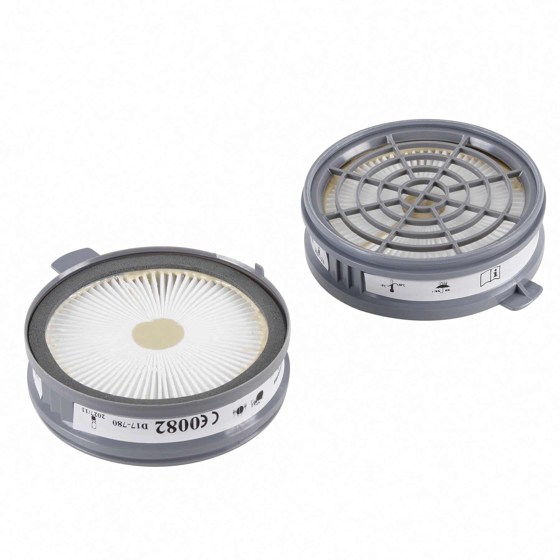 Kit Filtros Químicos P3 para Particulados M6000 PREP3 2 peças Delta plus
