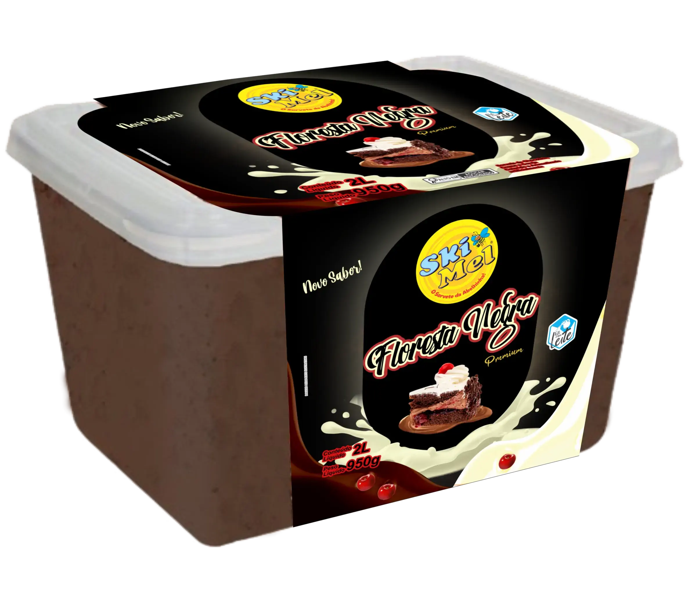 Sorvete Skimel Ski 2l Floresta Negra