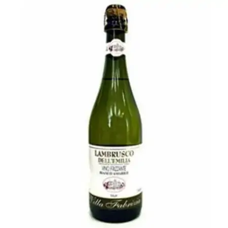 Vinho Italiano Branco Frisante Amabile Villa Giada Lambrusco Dell Emilia Garrafa 750ml